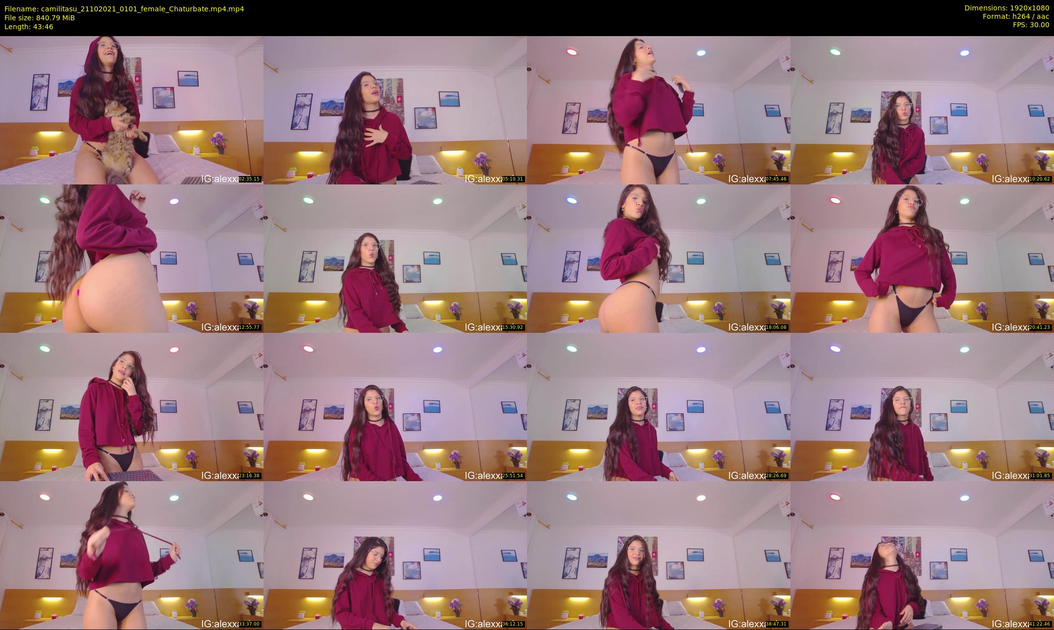 camilitasu — 44 minute Chaturbate female cam show recording, 1080p, Oct 21, 2021