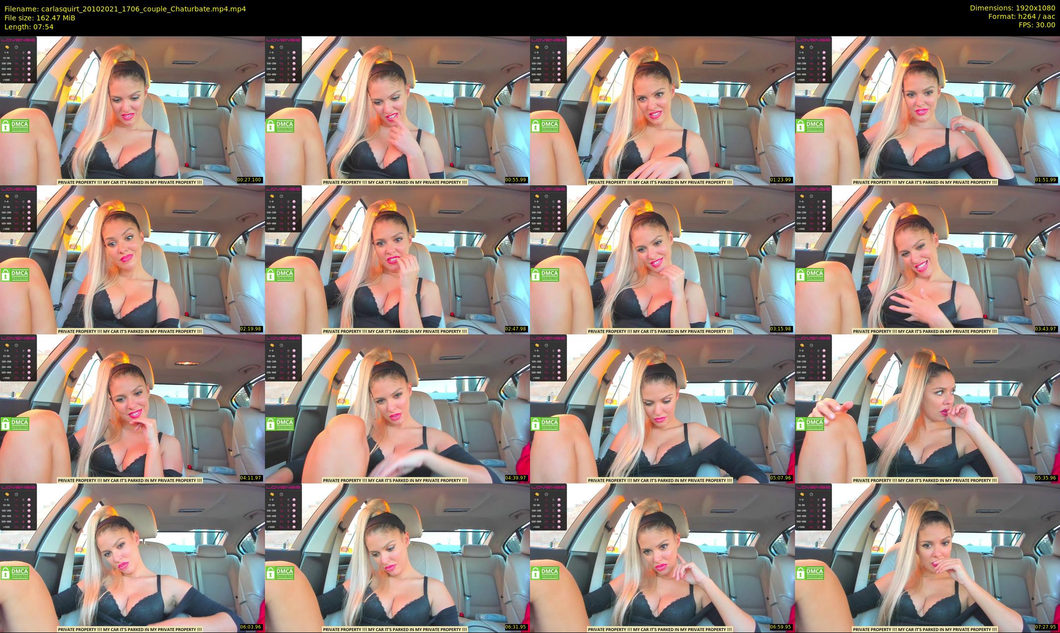 carlasquirt — 8 minute Chaturbate female cam show recording, 1080p, Oct 20, 2021
