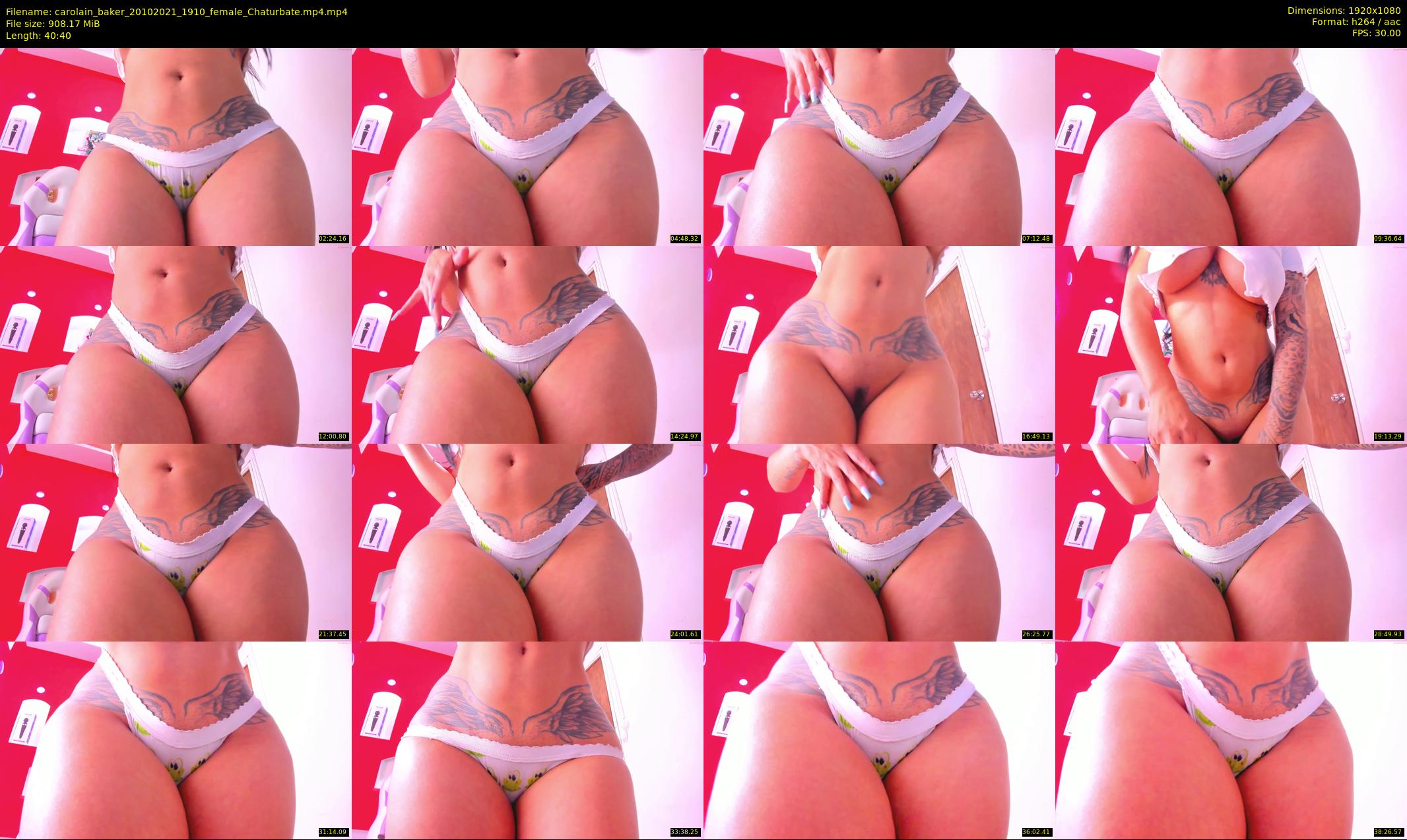 carolain_baker — 41 minute Chaturbate female cam show recording, 1080p, Oct 20, 2021