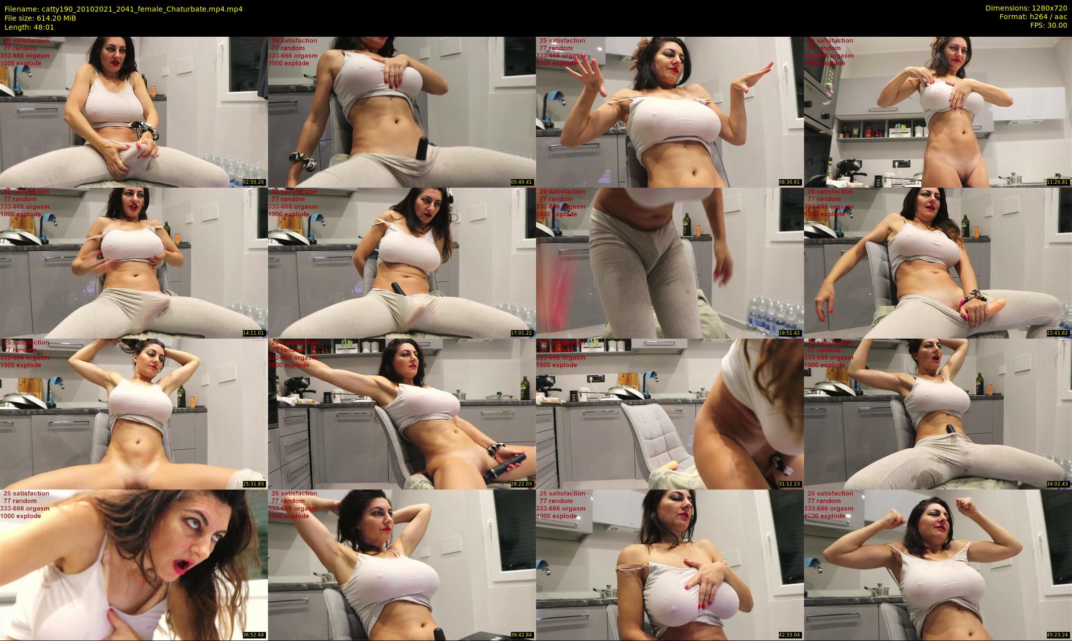 catty190 — 49 minute Chaturbate female cam show recording, 720p, Oct 20, 2021