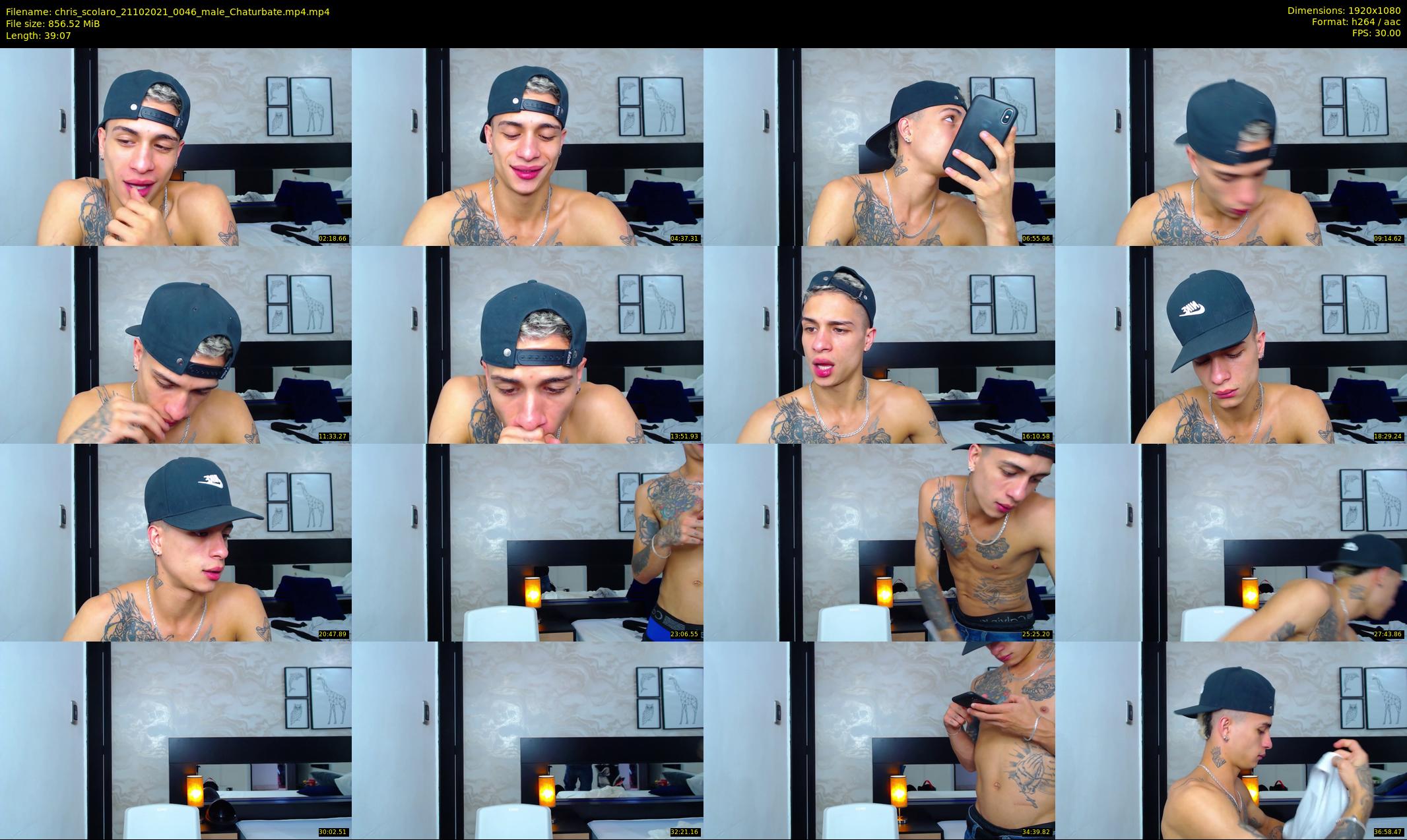 chris_scolaro — 40 minute Chaturbate male cam show recording, 1080p, Oct 21, 2021