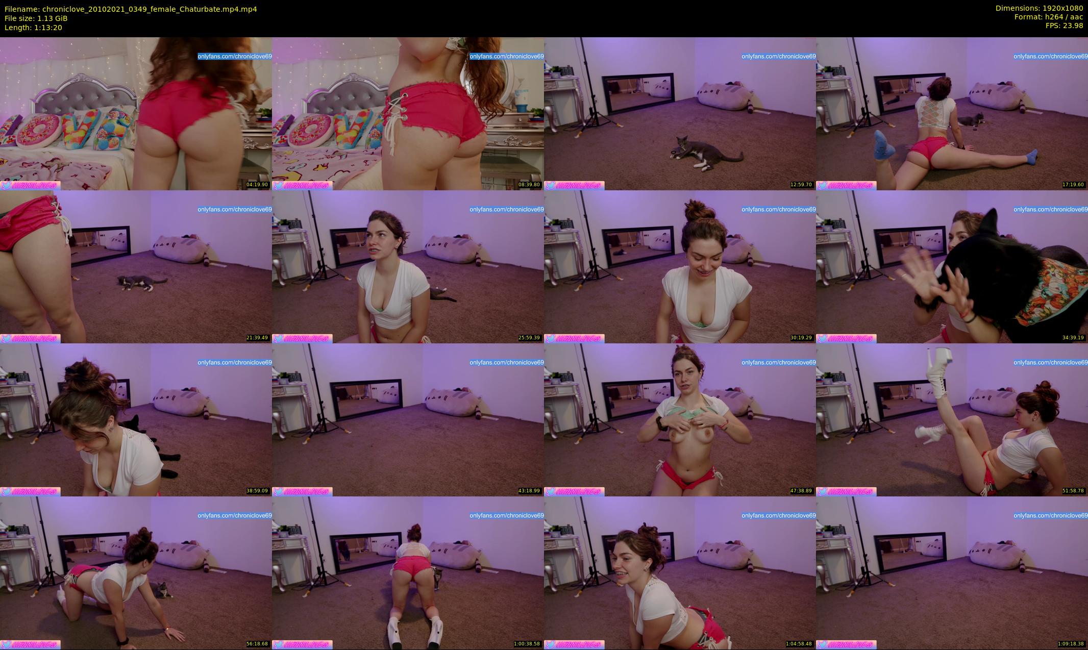 chroniclove — 74 minute Chaturbate female cam show recording, 1080p, Oct 20, 2021