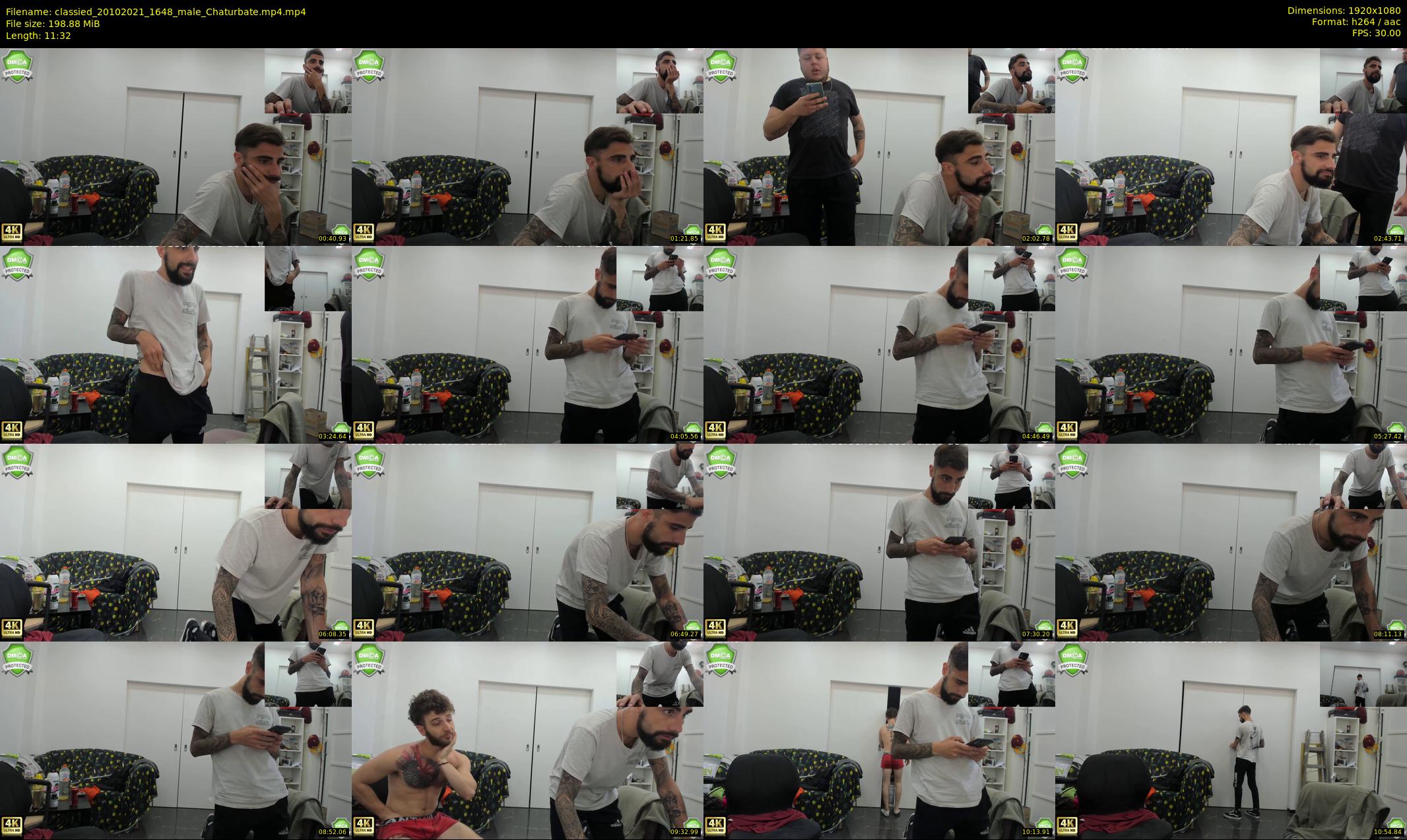 classied — 12 minute Chaturbate male cam show recording, 1080p, Oct 20, 2021