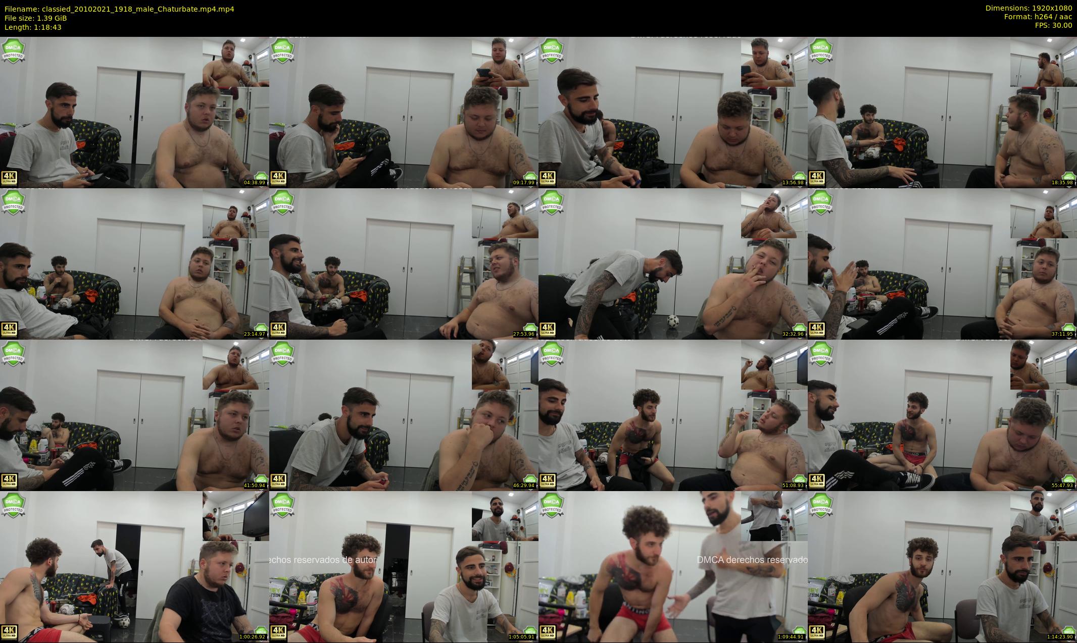 classied — 79 minute Chaturbate male cam show recording, 1080p, Oct 20, 2021