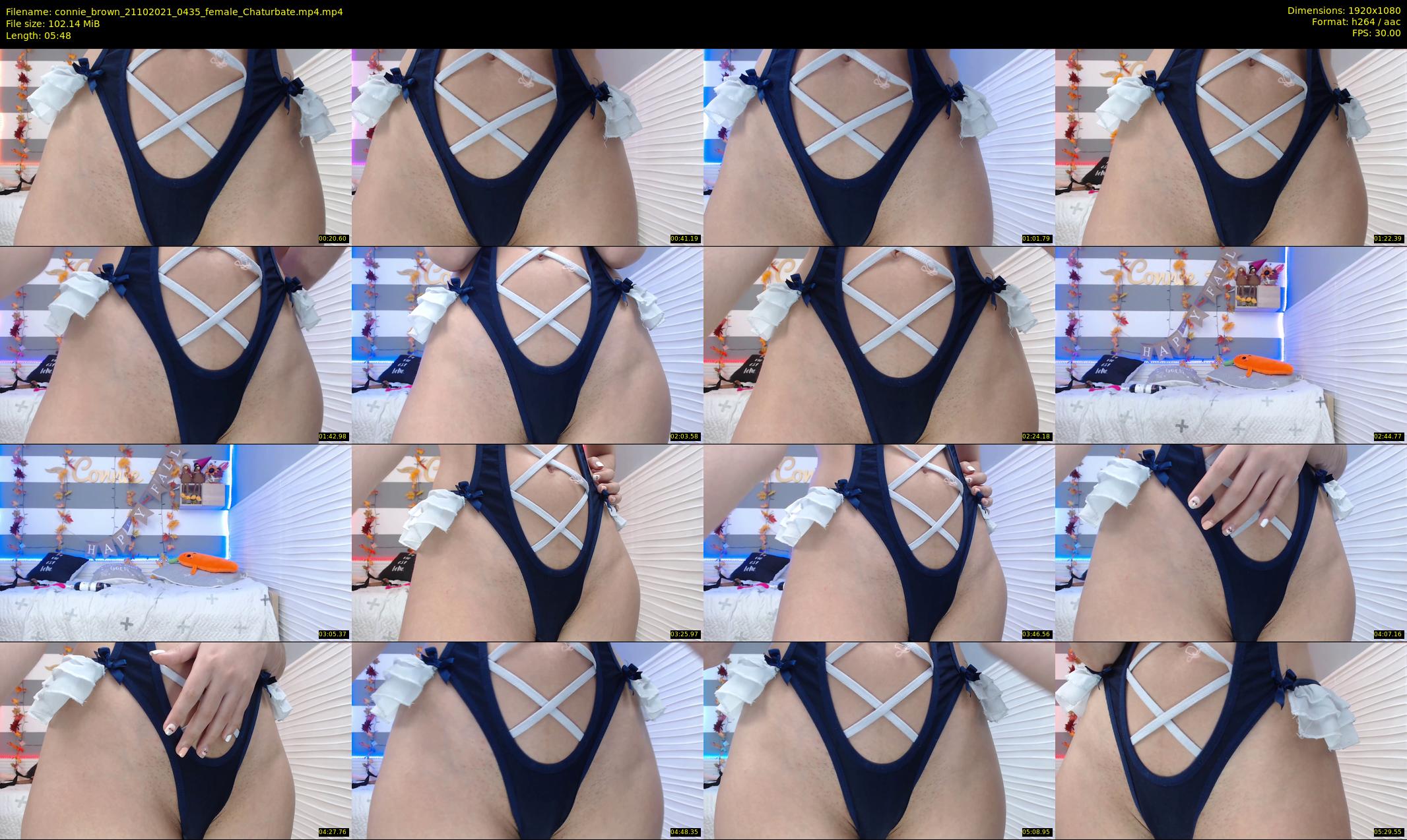 connie_brown — 6 minute Chaturbate female cam show recording, 1080p, Oct 21, 2021
