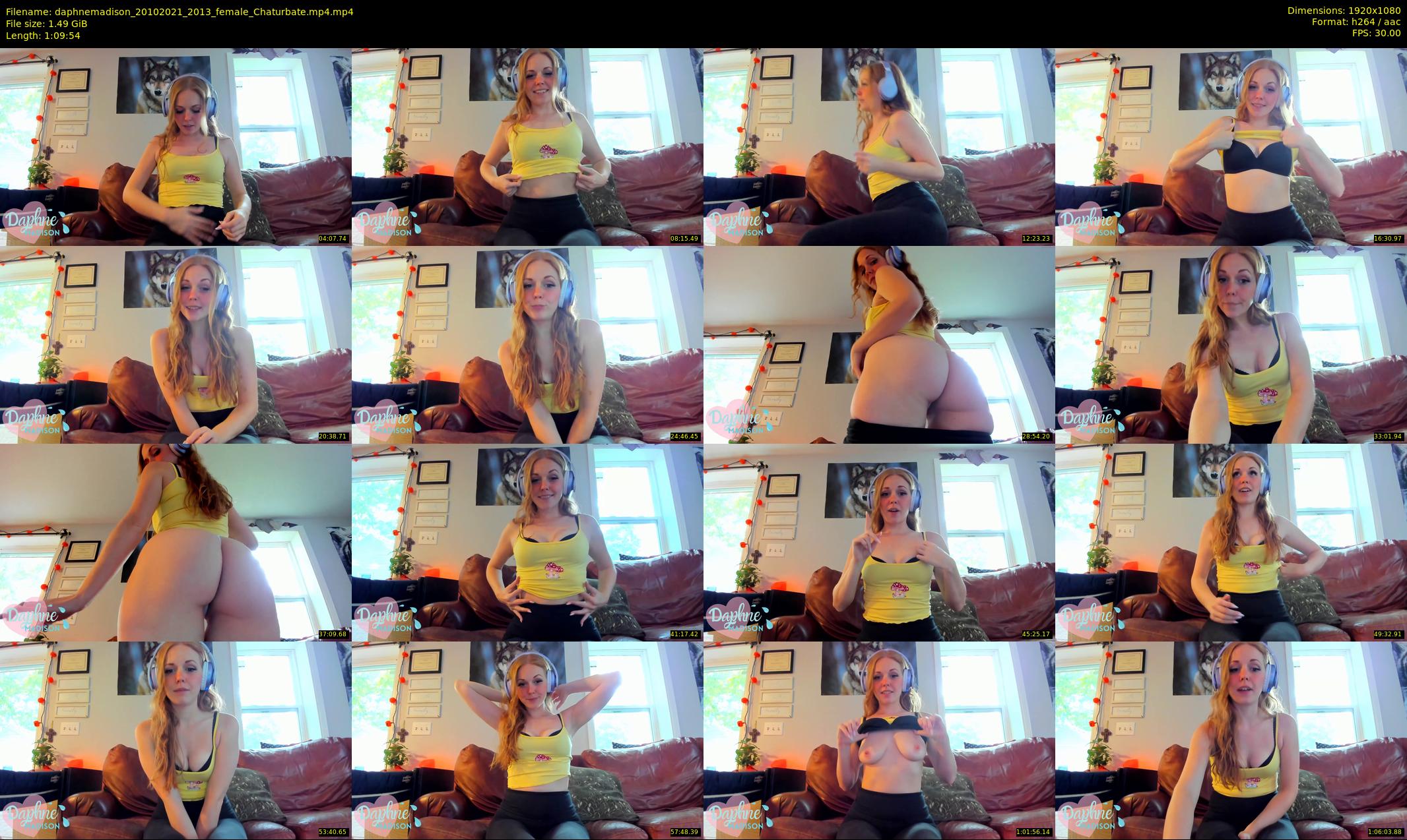 daphnemadison — 70 minute Chaturbate couple cam show recording, 1080p, Oct 20, 2021