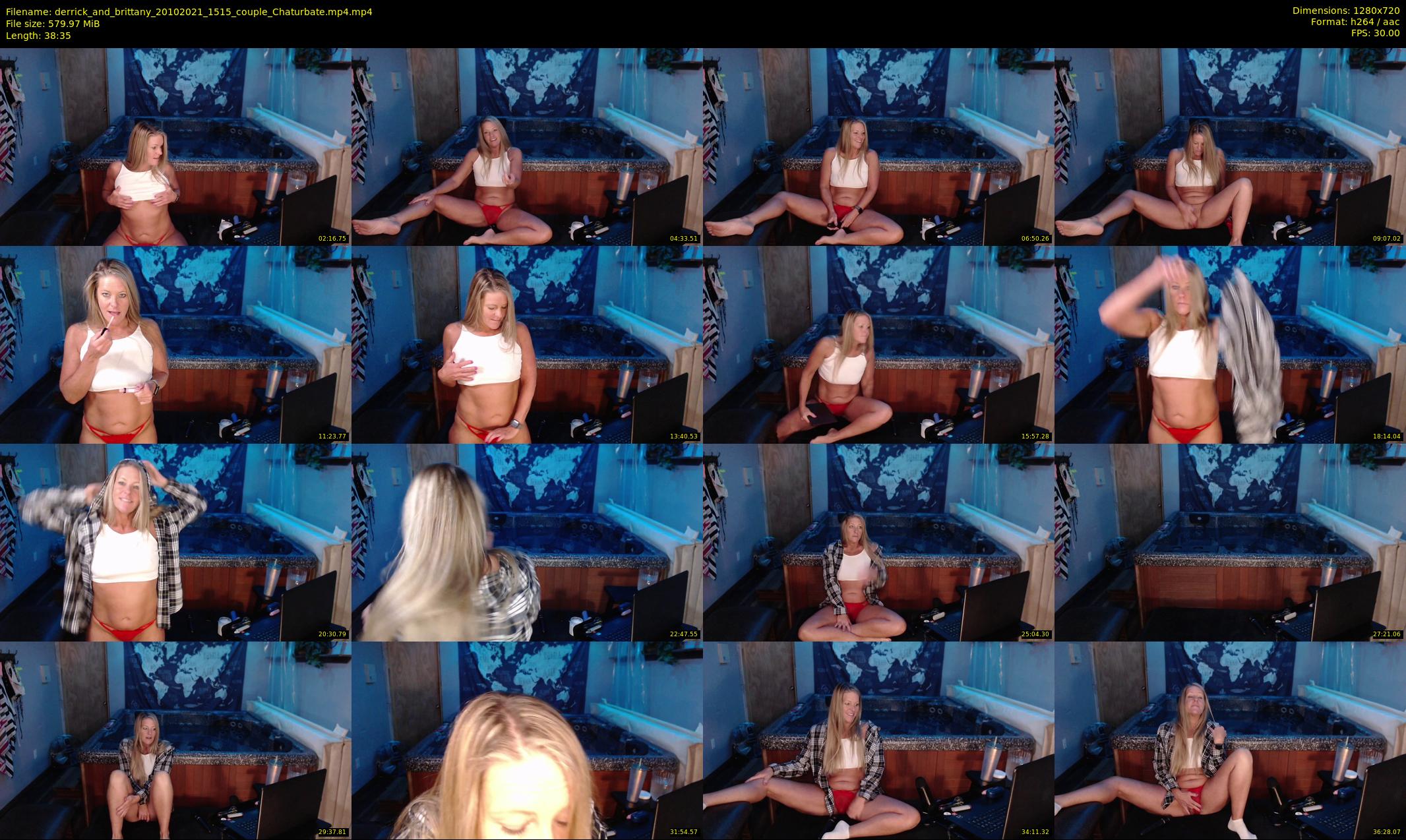derrick_and_brittany — 39 minute Chaturbate couple cam show recording, 720p, Oct 20, 2021