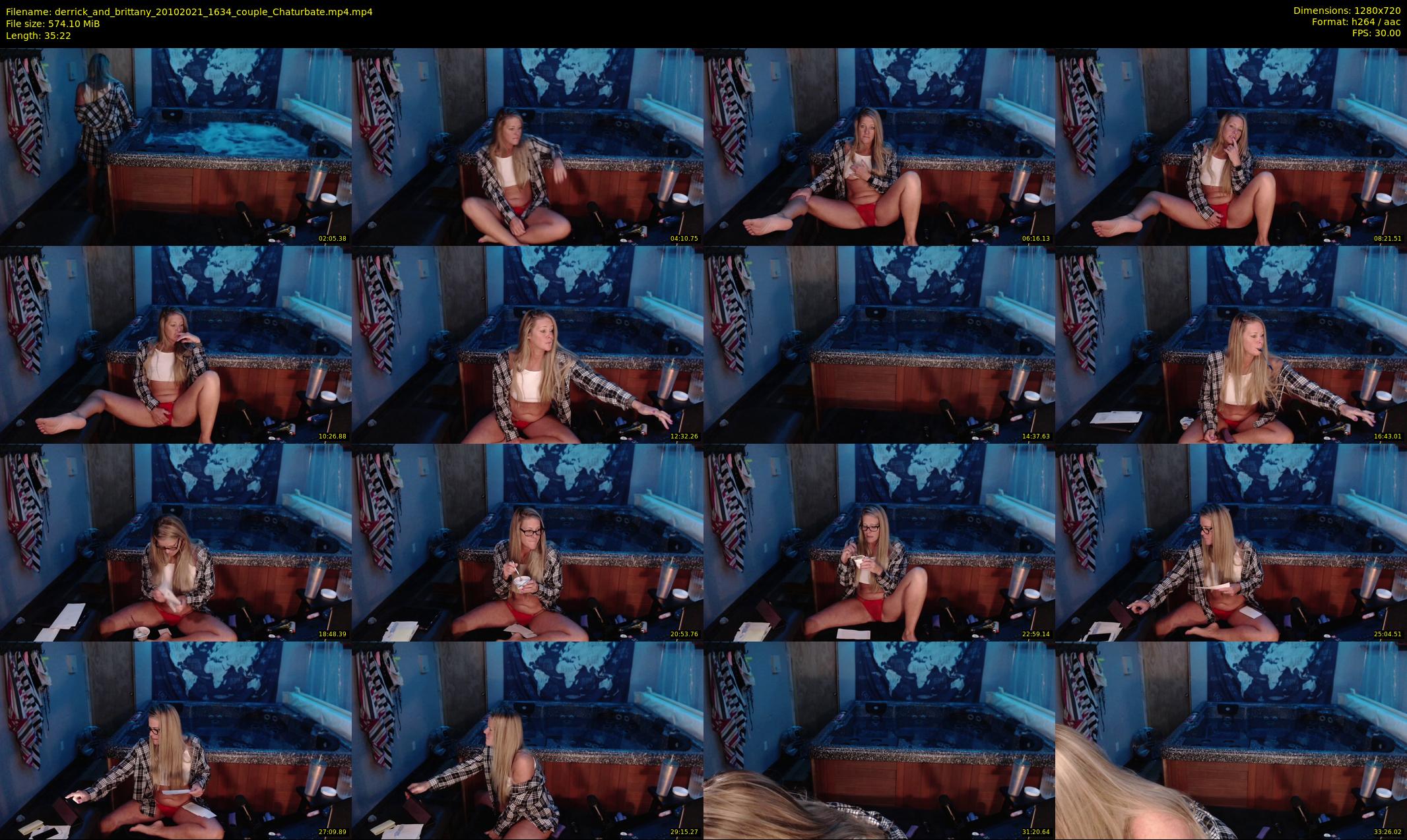 derrick_and_brittany — 36 minute Chaturbate couple cam show recording, 720p, Oct 20, 2021