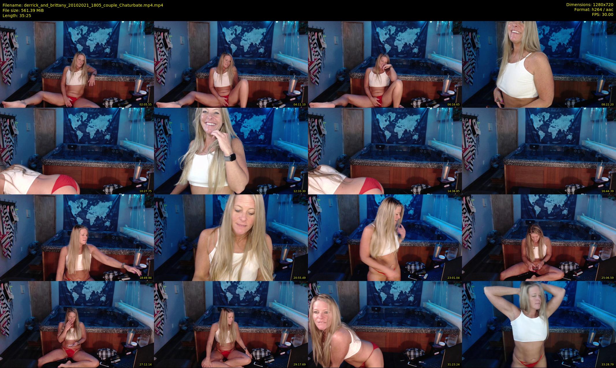 derrick_and_brittany — 36 minute Chaturbate couple cam show recording, 720p, Oct 20, 2021