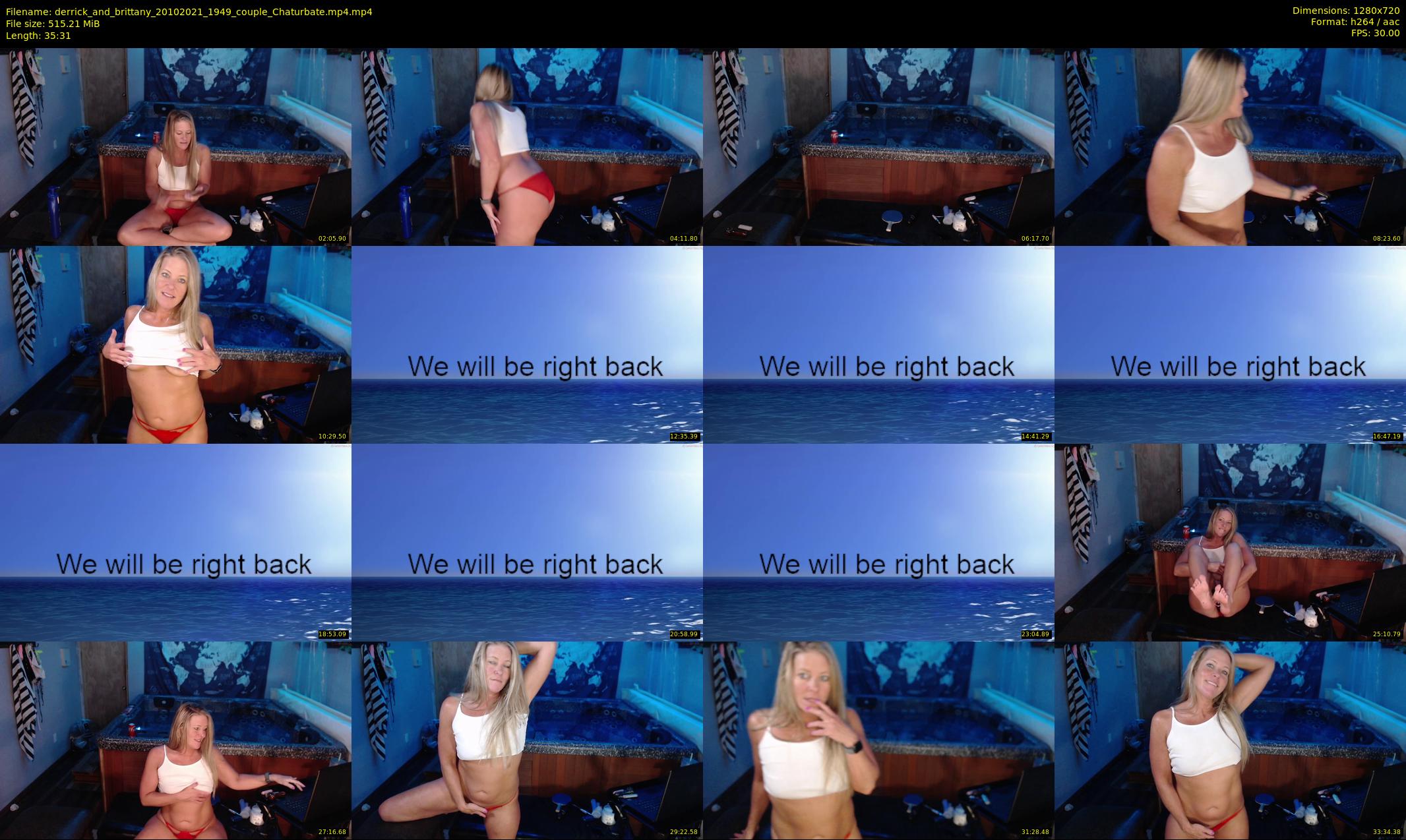derrick_and_brittany — 36 minute Chaturbate couple cam show recording, 720p, Oct 20, 2021