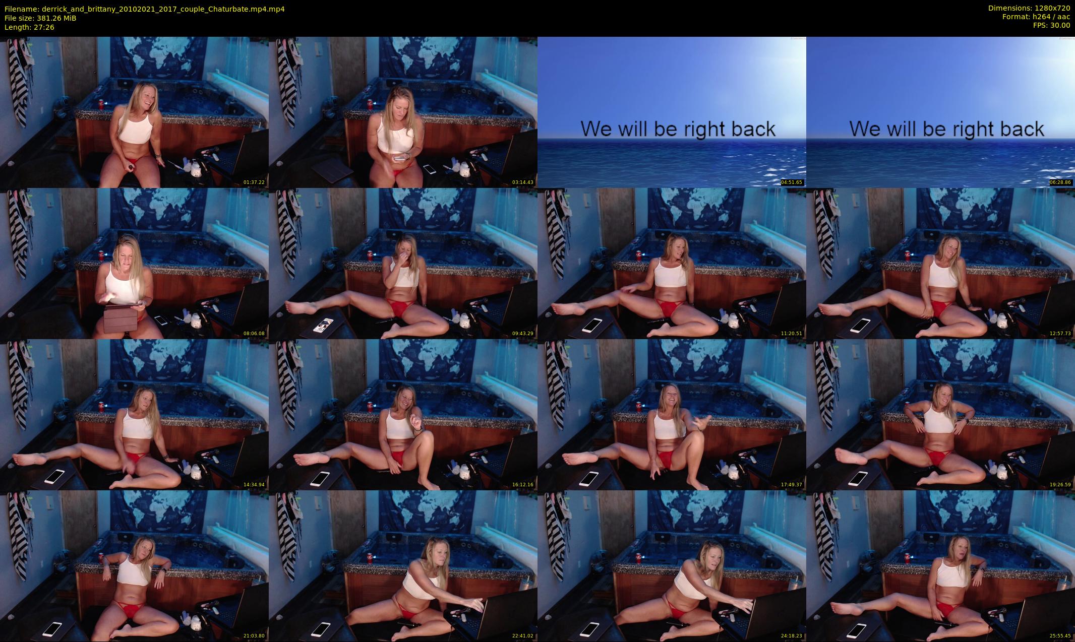 derrick_and_brittany — 28 minute Chaturbate couple cam show recording, 720p, Oct 20, 2021