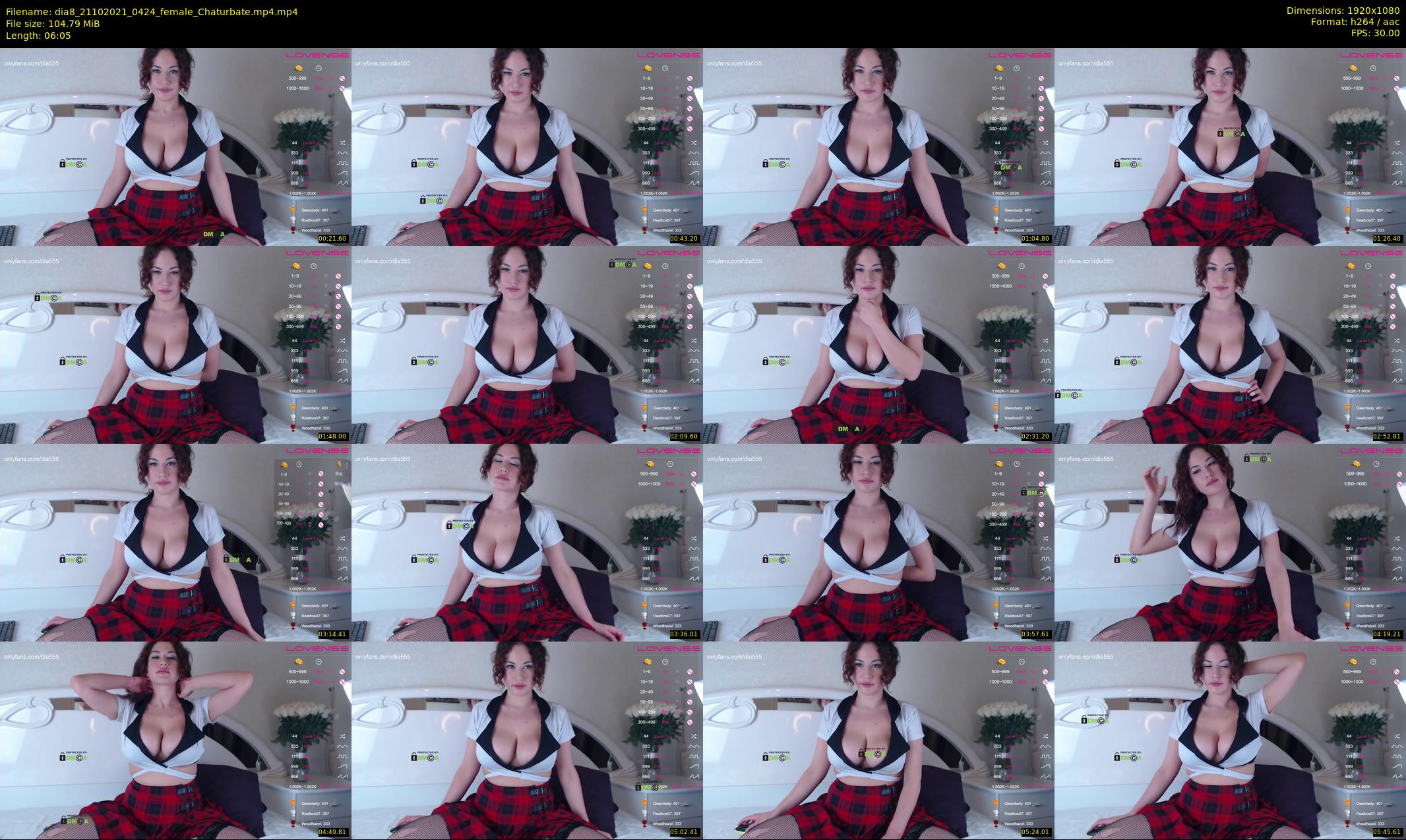 dia8 — 7 minute Chaturbate female cam show recording, 1080p, Oct 21, 2021