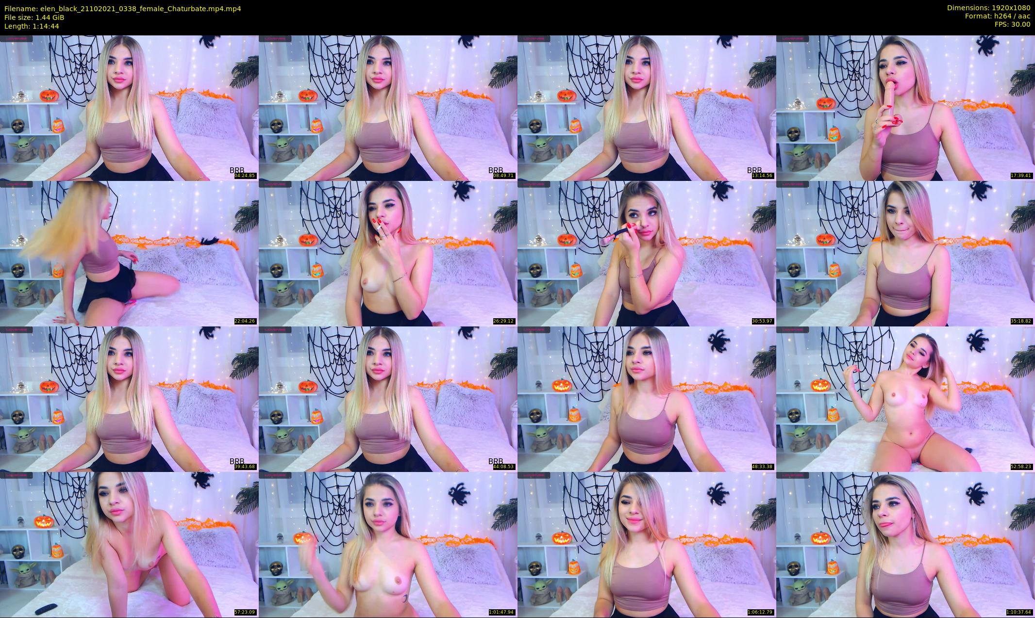 elen_black — 75 minute Chaturbate female cam show recording, 1080p, Oct 21, 2021
