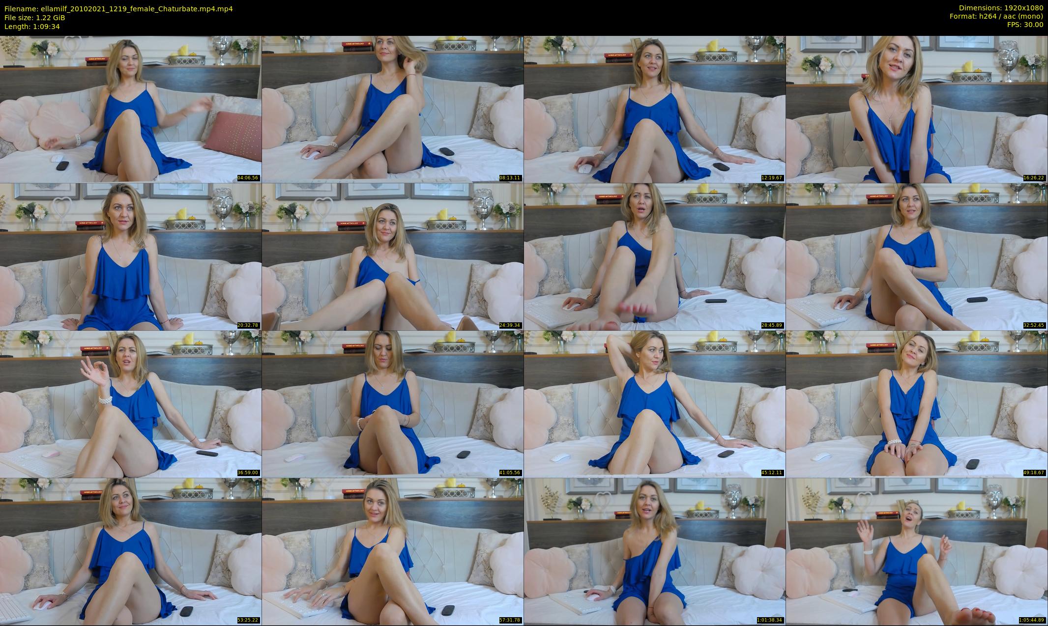 ellamilf — 70 minute Chaturbate female cam show recording, 1080p, Oct 20, 2021
