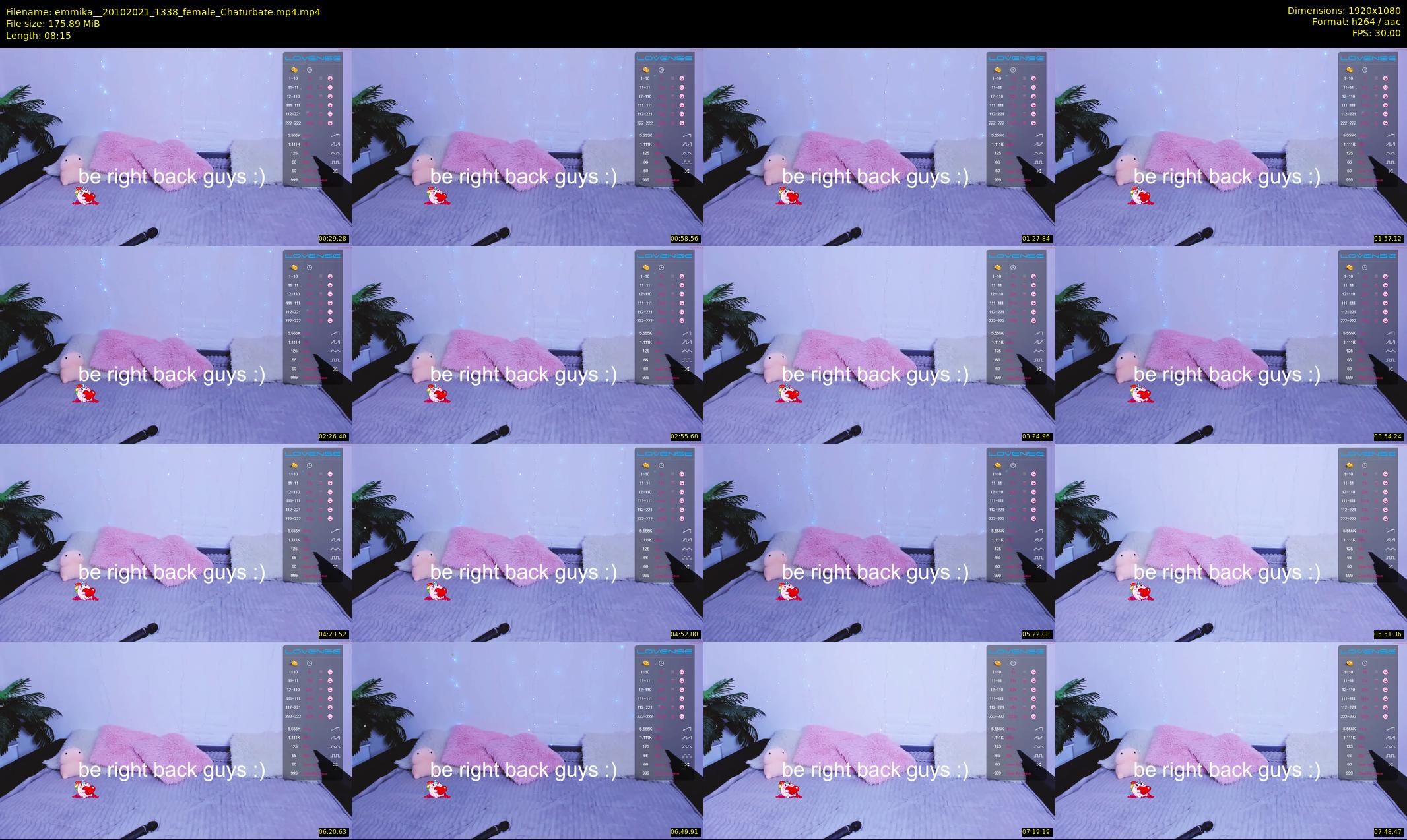 emmika_ — 9 minute Chaturbate female cam show recording, 1080p, Oct 20, 2021