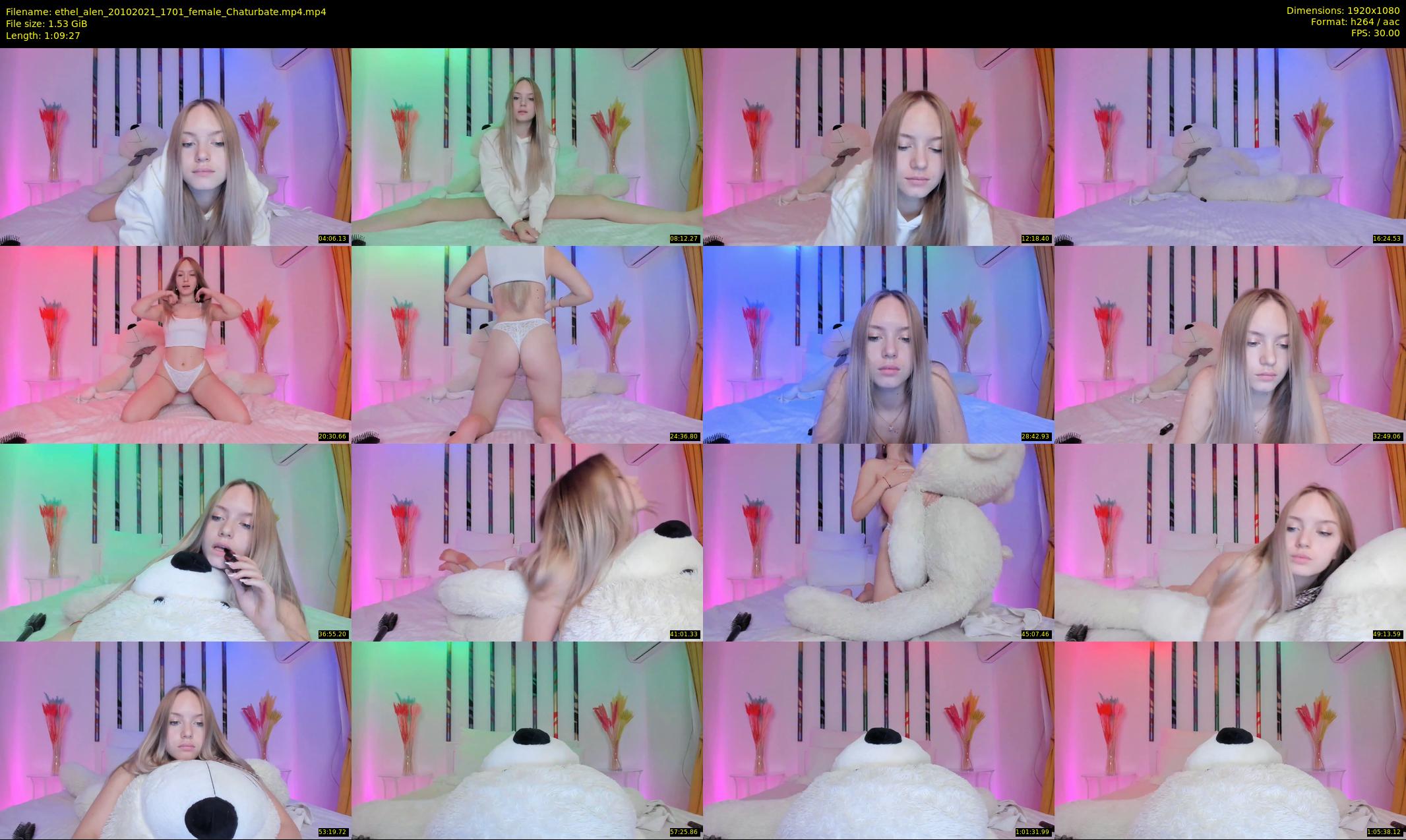 ethel_alen — 70 minute Chaturbate female cam show recording, 1080p, Oct 20, 2021