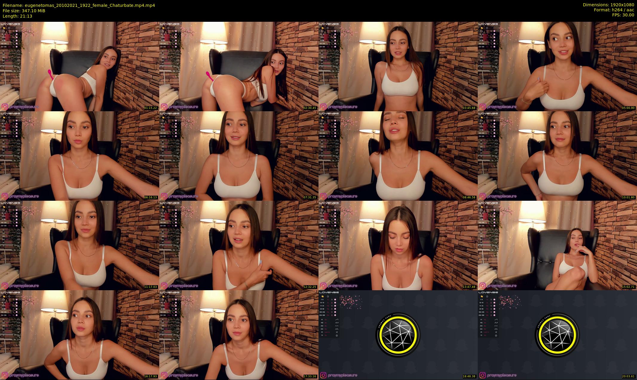 eugenetomas — 22 minute Chaturbate couple cam show recording, 1080p, Oct 20, 2021