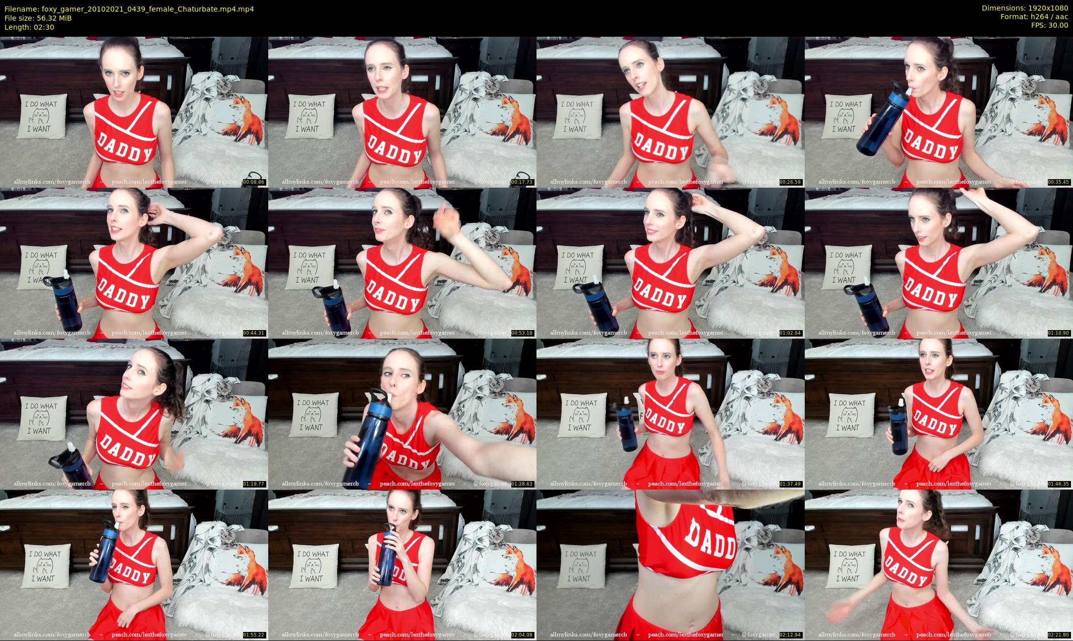 foxy_gamer — 3 minute Chaturbate female cam show recording, 1080p, Oct 20, 2021