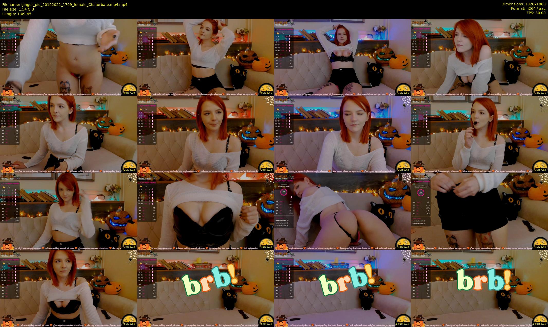 ginger_pie — 70 minute Chaturbate female cam show recording, 1080p, Oct 20, 2021