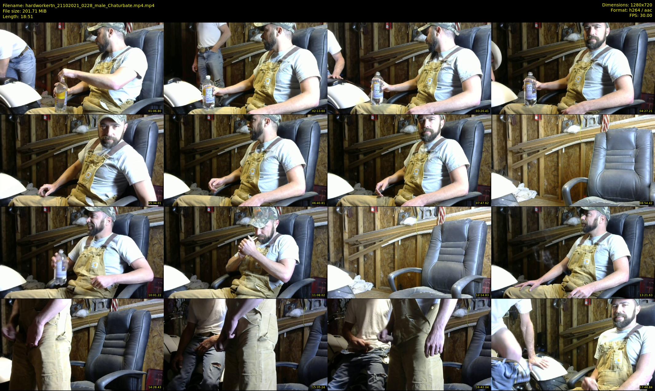 hardworkertn — 19 minute Chaturbate male cam show recording, 720p, Oct 21, 2021