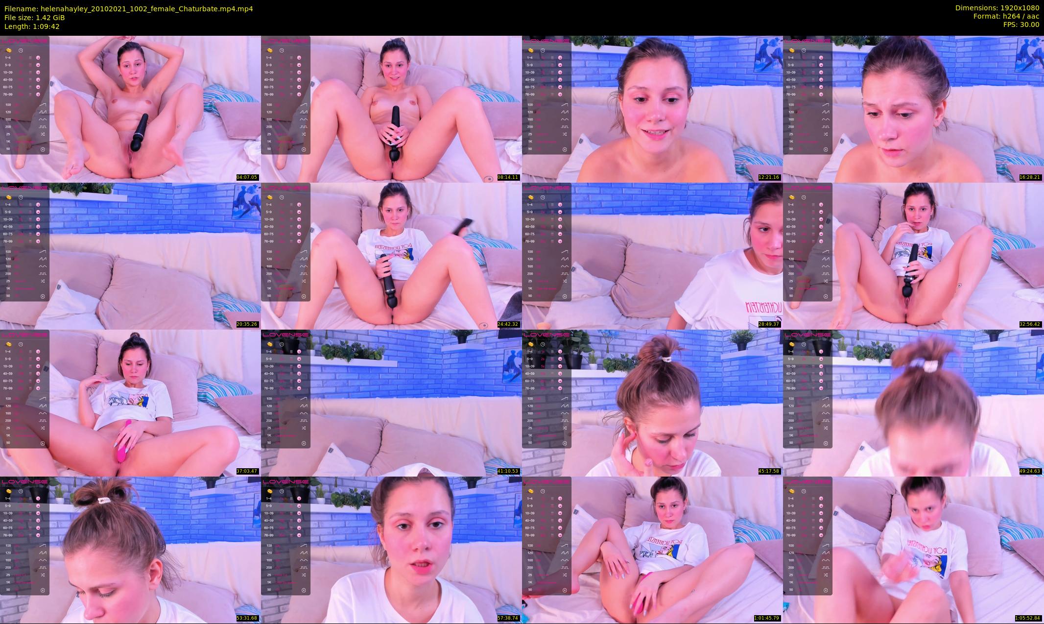 helenahayley — 70 minute Chaturbate female cam show recording, 1080p, Oct 20, 2021