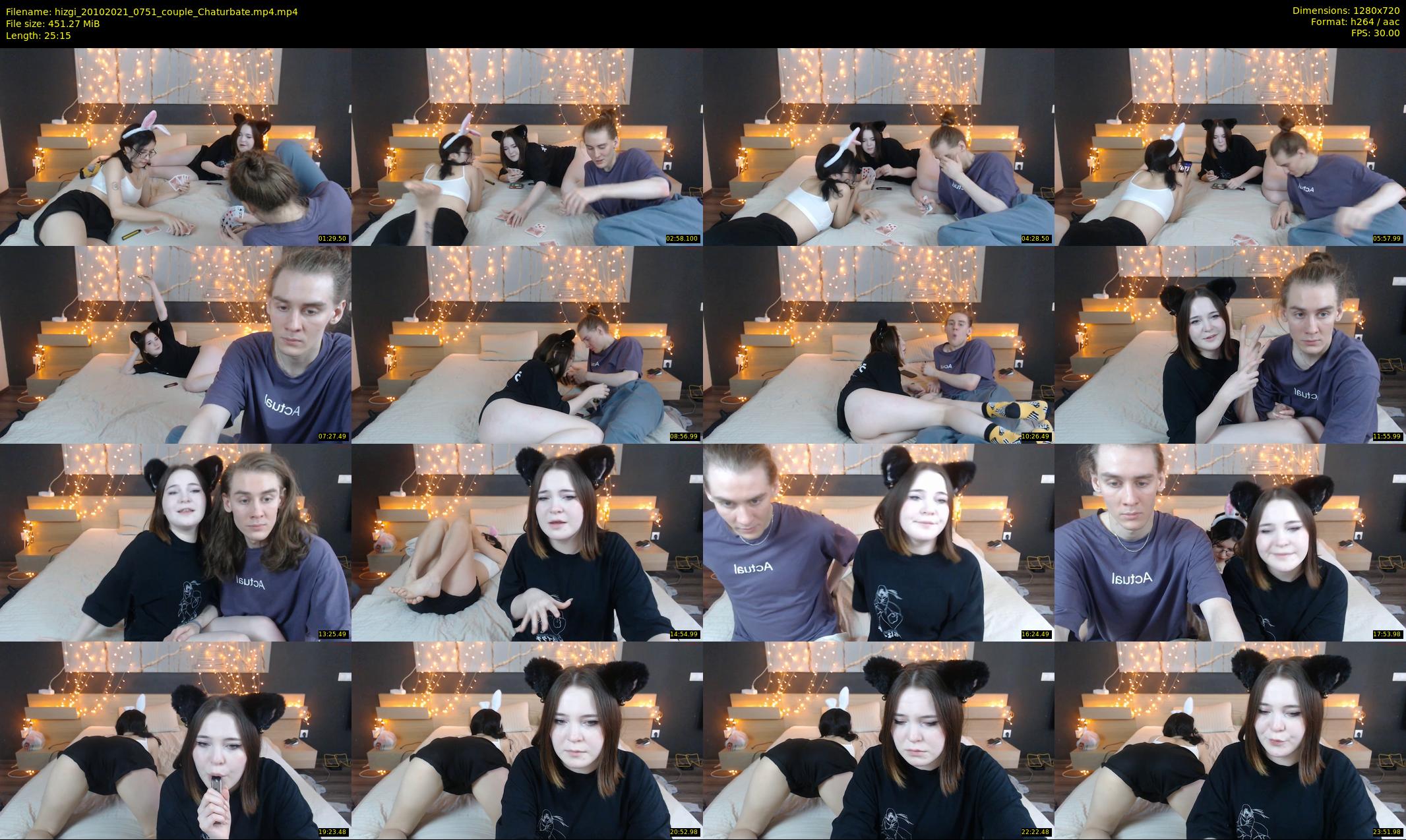 hizgi — 26 minute Chaturbate couple cam show recording, 720p, Oct 20, 2021