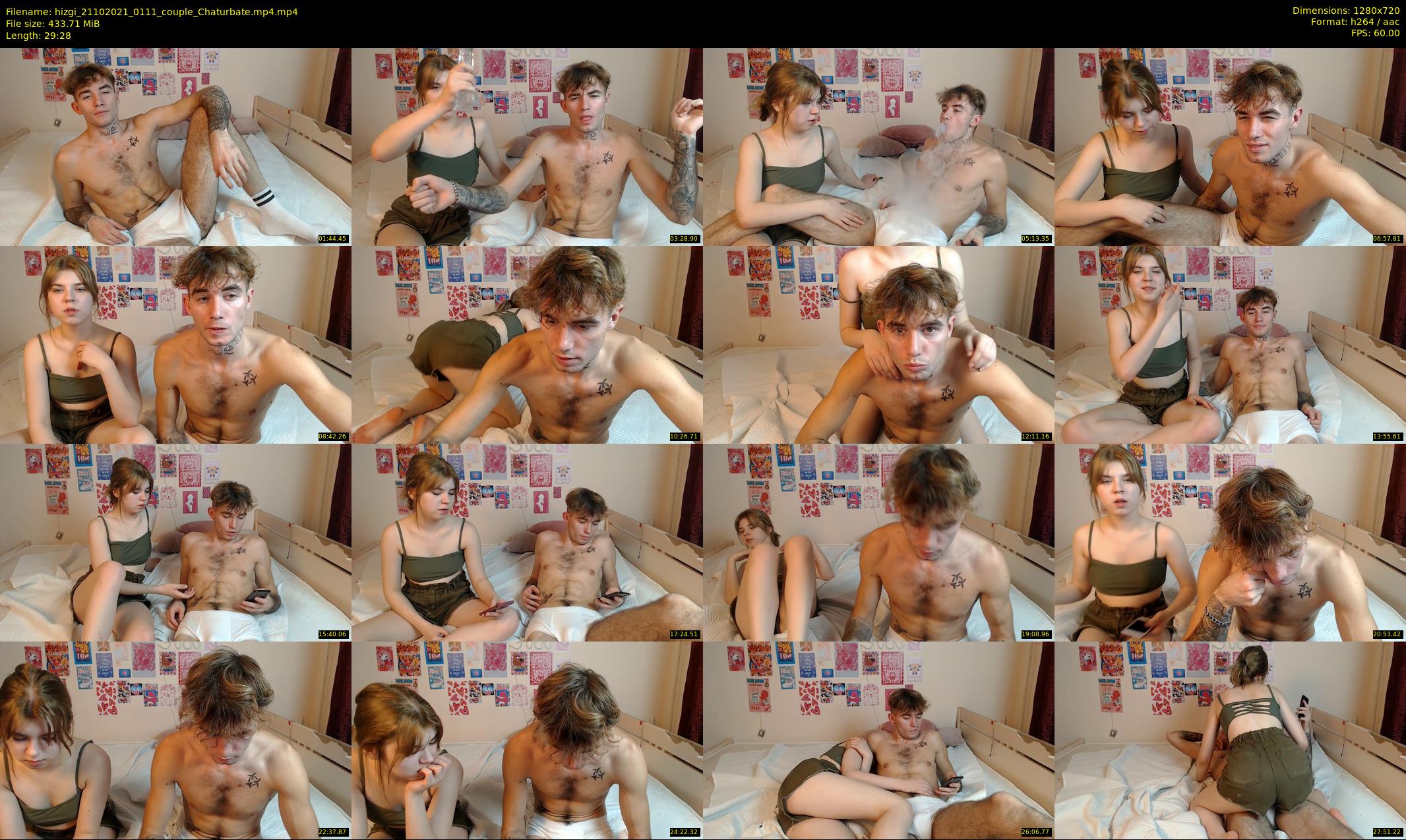 hizgi — 30 minute Chaturbate couple cam show recording, 720p, Oct 21, 2021