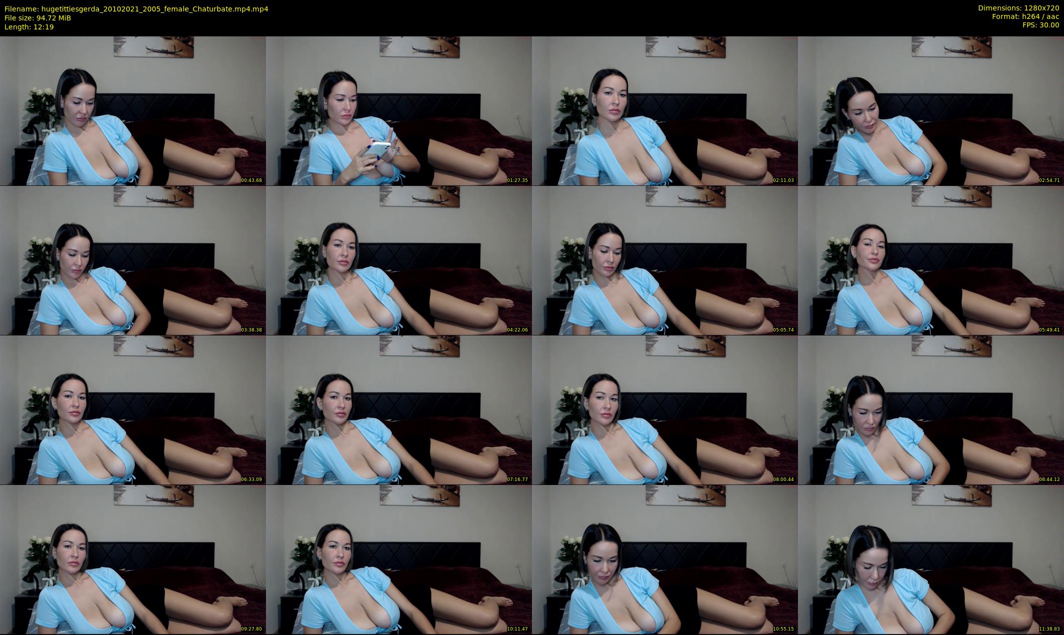 hugetittiesgerda — 13 minute Chaturbate female cam show recording, 720p, Oct 20, 2021