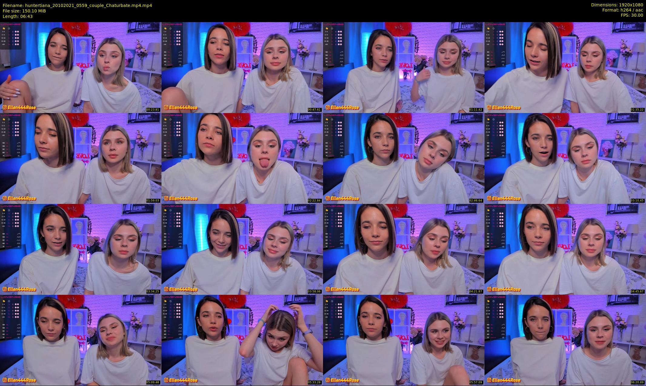 huntertiana — 7 minute Chaturbate female cam show recording, 1080p, Oct 20, 2021