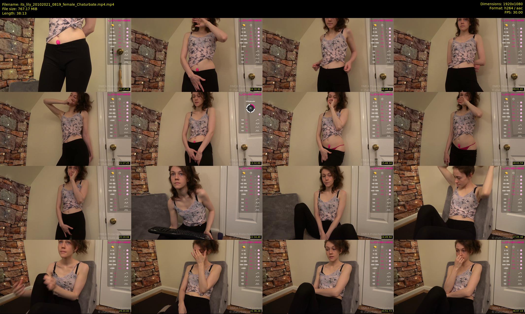 its_lily — 39 minute Chaturbate female cam show recording, 1080p, Oct 20, 2021