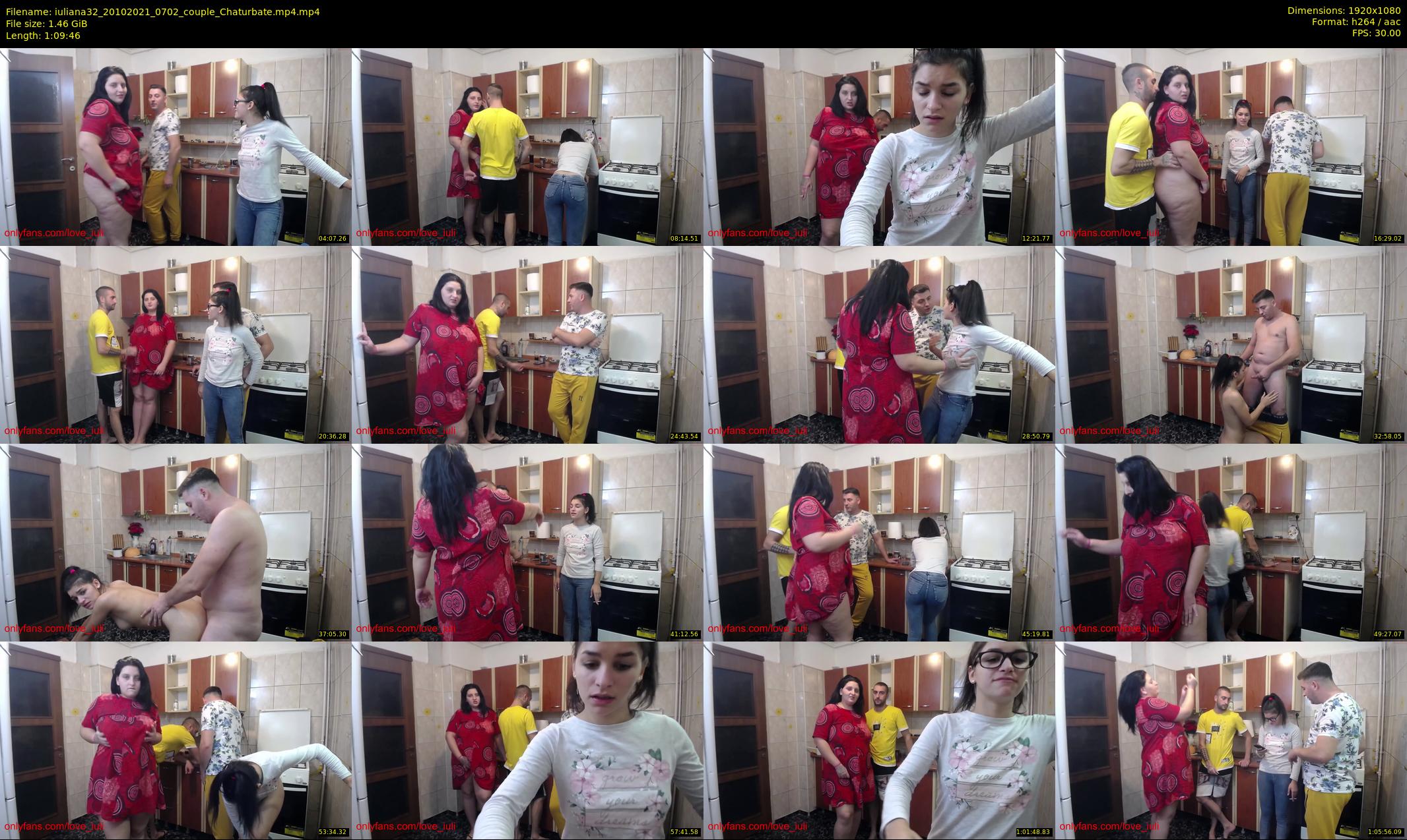 iuliana32 — 70 minute Chaturbate couple cam show recording, 1080p, Oct 20, 2021