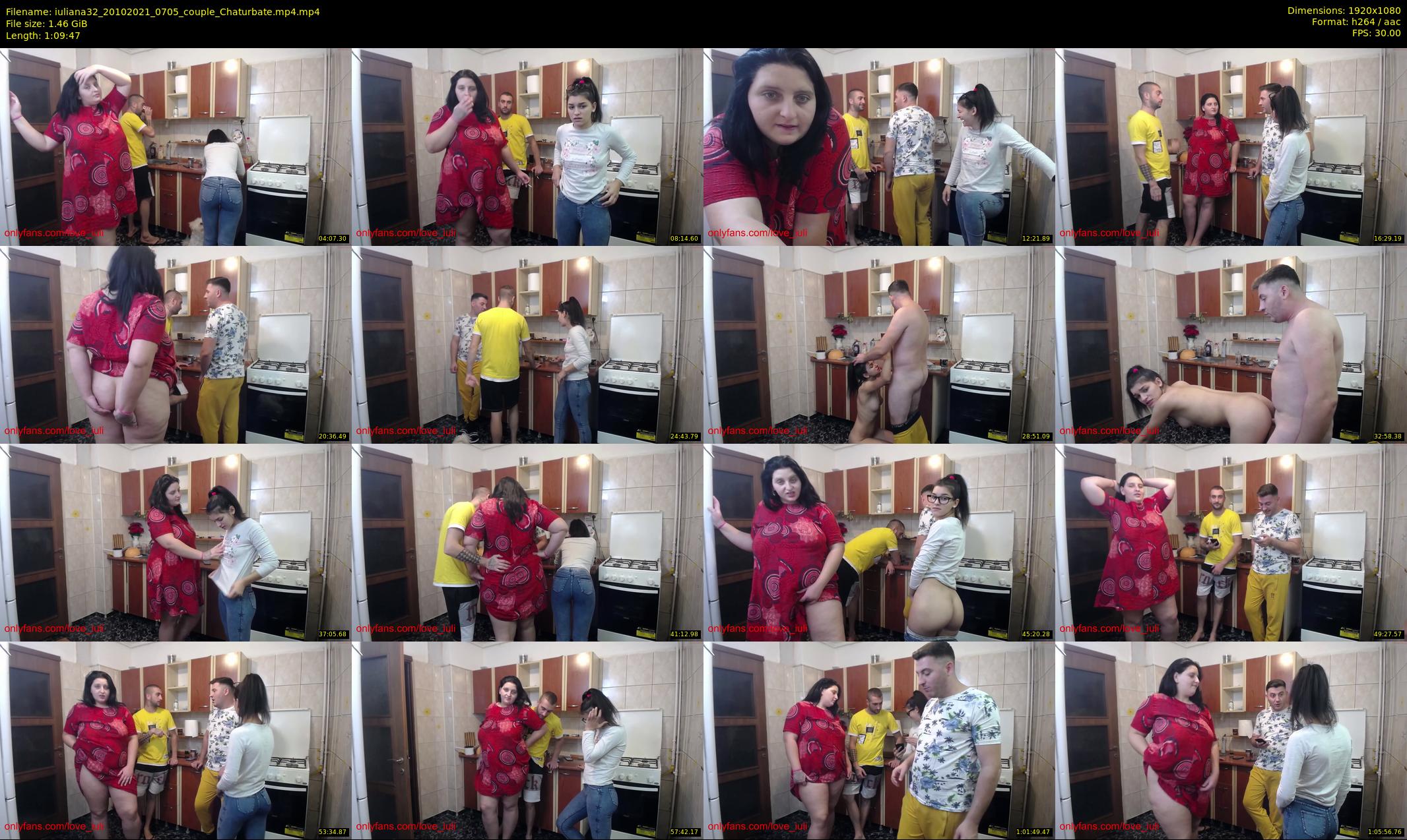 iuliana32 — 70 minute Chaturbate couple cam show recording, 1080p, Oct 20, 2021