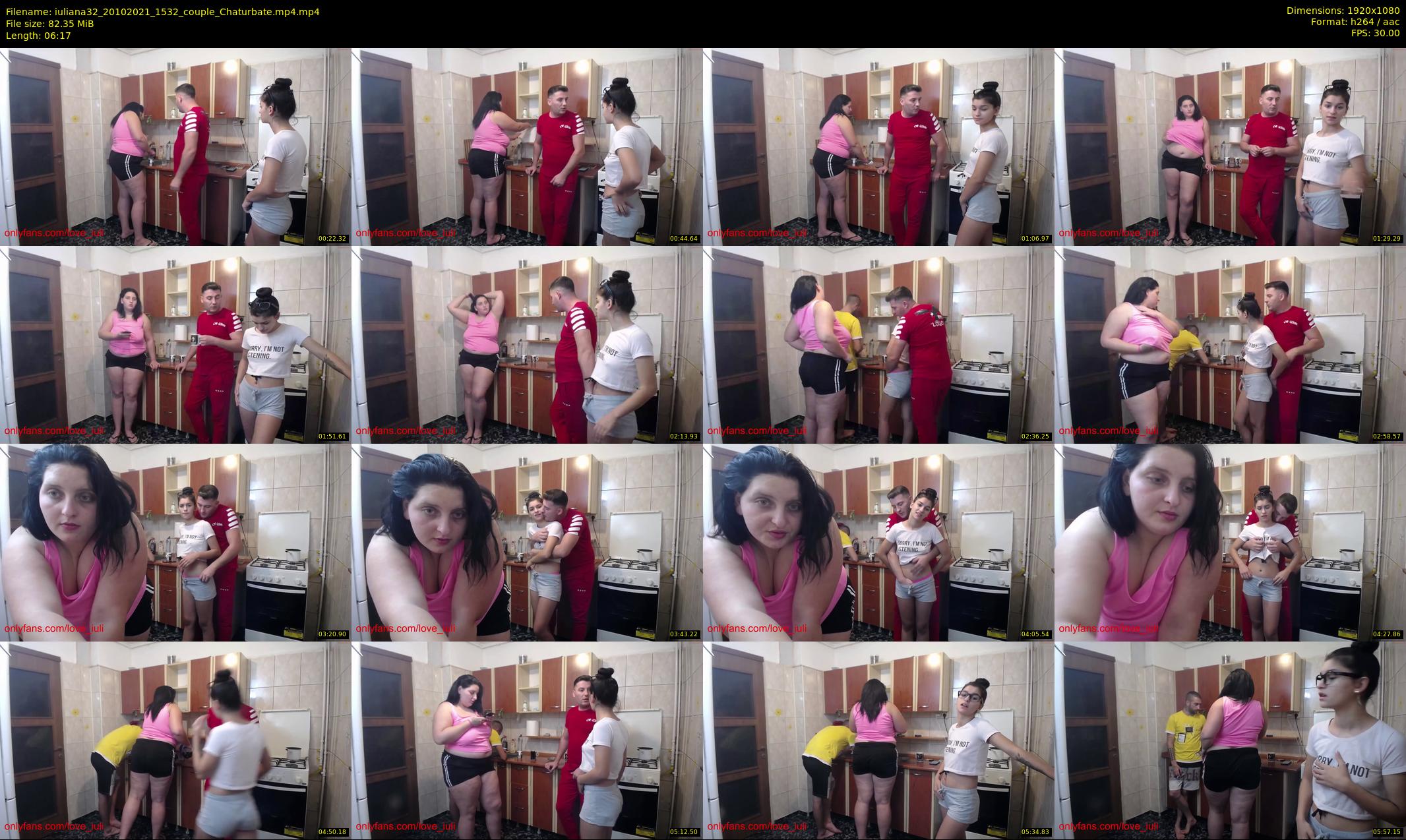 iuliana32 — 7 minute Chaturbate couple cam show recording, 1080p, Oct 20, 2021