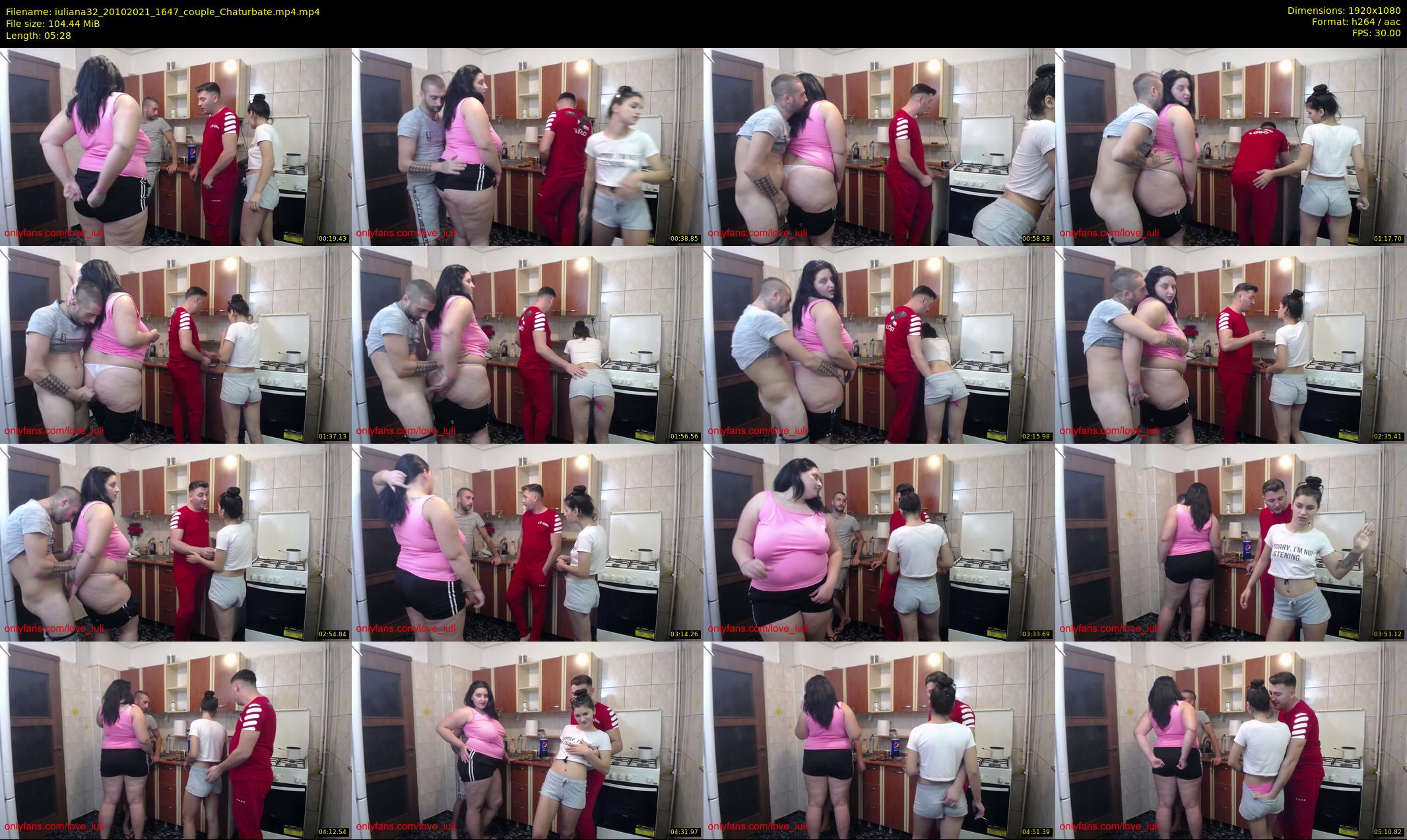 iuliana32 — 6 minute Chaturbate couple cam show recording, 1080p, Oct 20, 2021