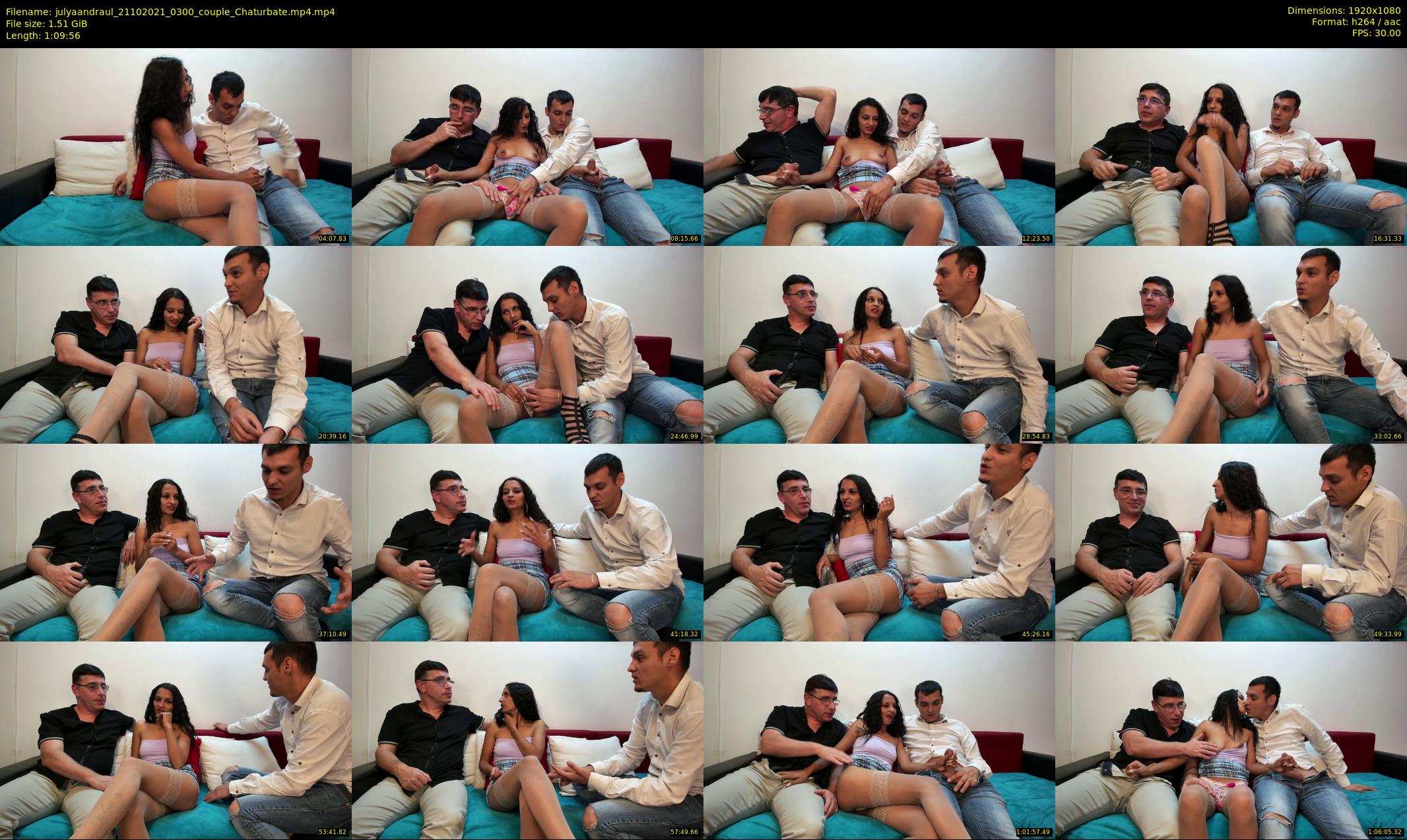 julyaandraul — 70 minute Chaturbate couple cam show recording, 1080p, Oct 21, 2021