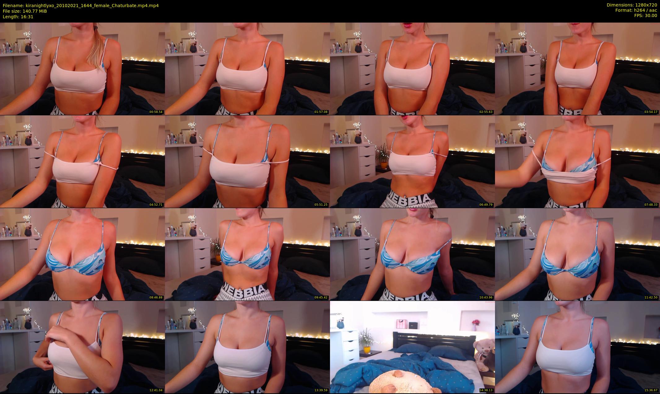 kiranightlyxo — 17 minute Chaturbate female cam show recording, 720p, Oct 20, 2021
