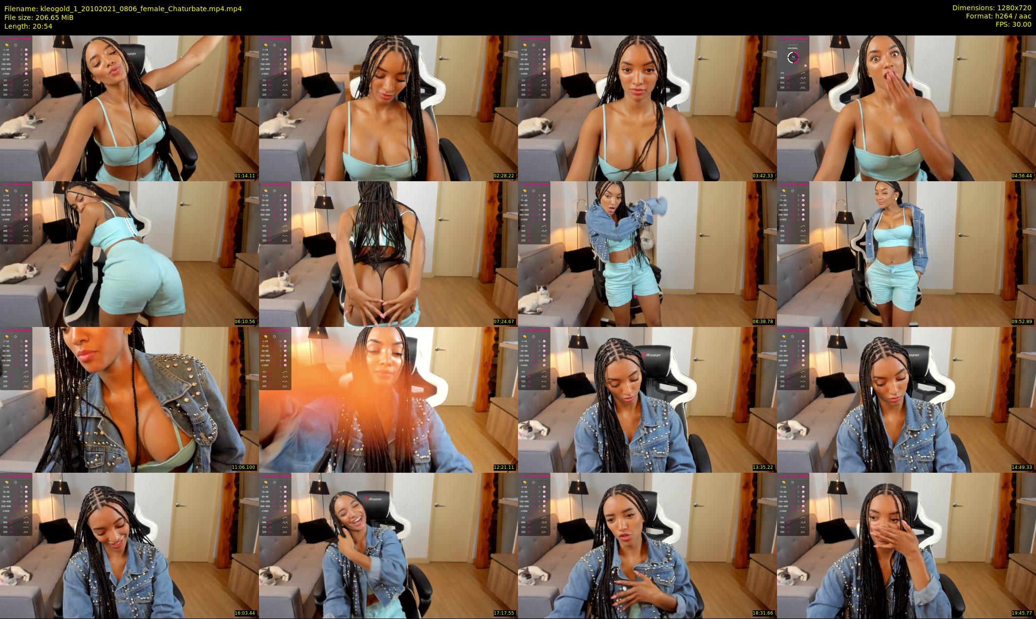 kleogold_1 — 21 minute Chaturbate female cam show recording, 720p, Oct 20, 2021