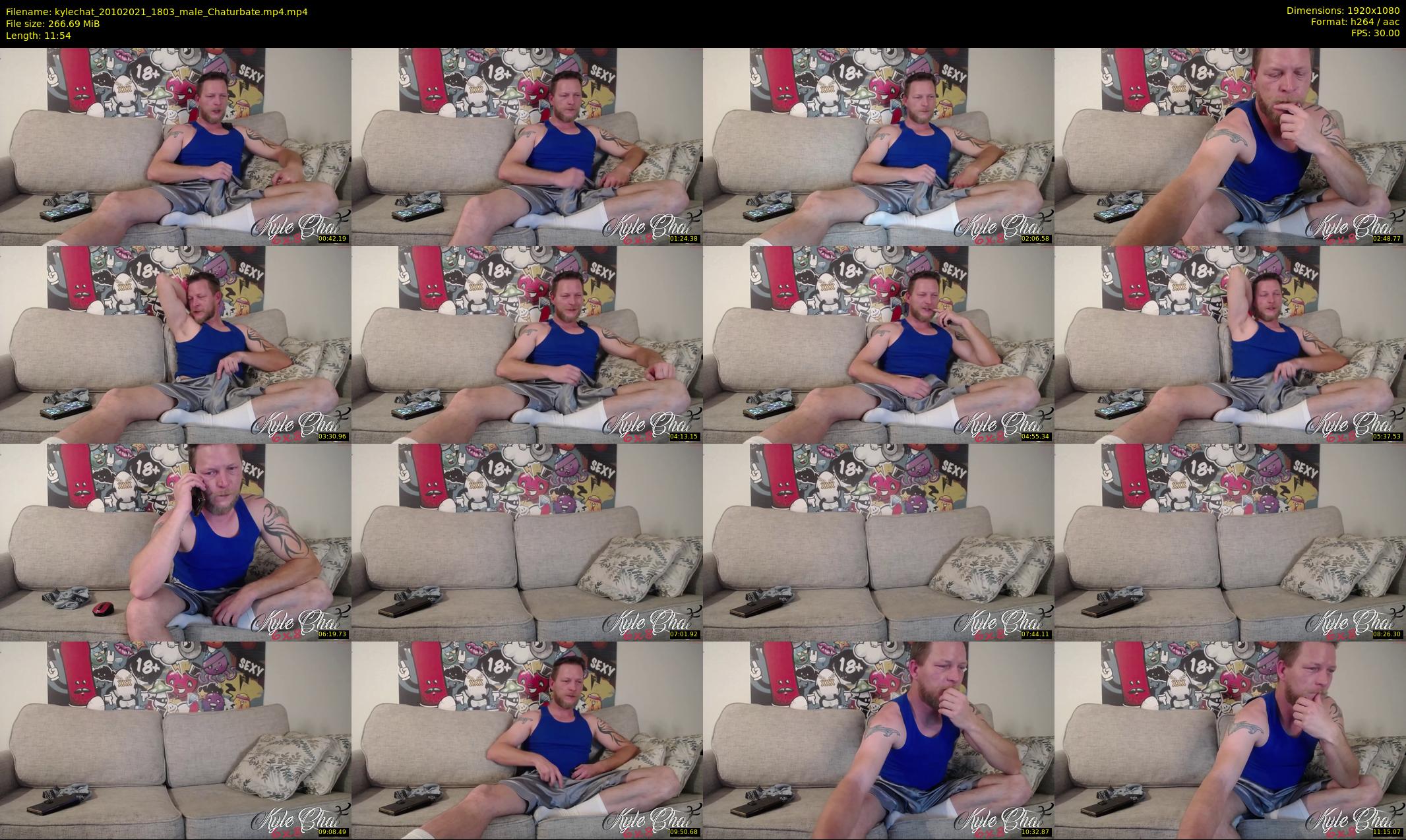 kylechat — 12 minute Chaturbate male cam show recording, 1080p, Oct 20, 2021