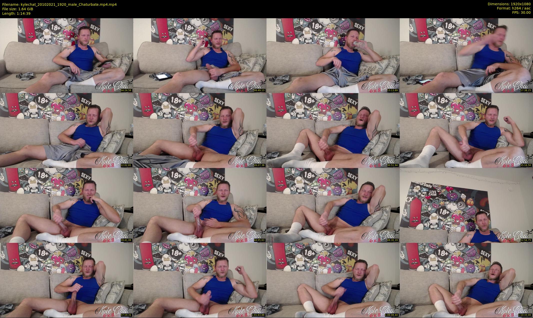 kylechat — 75 minute Chaturbate male cam show recording, 1080p, Oct 20, 2021