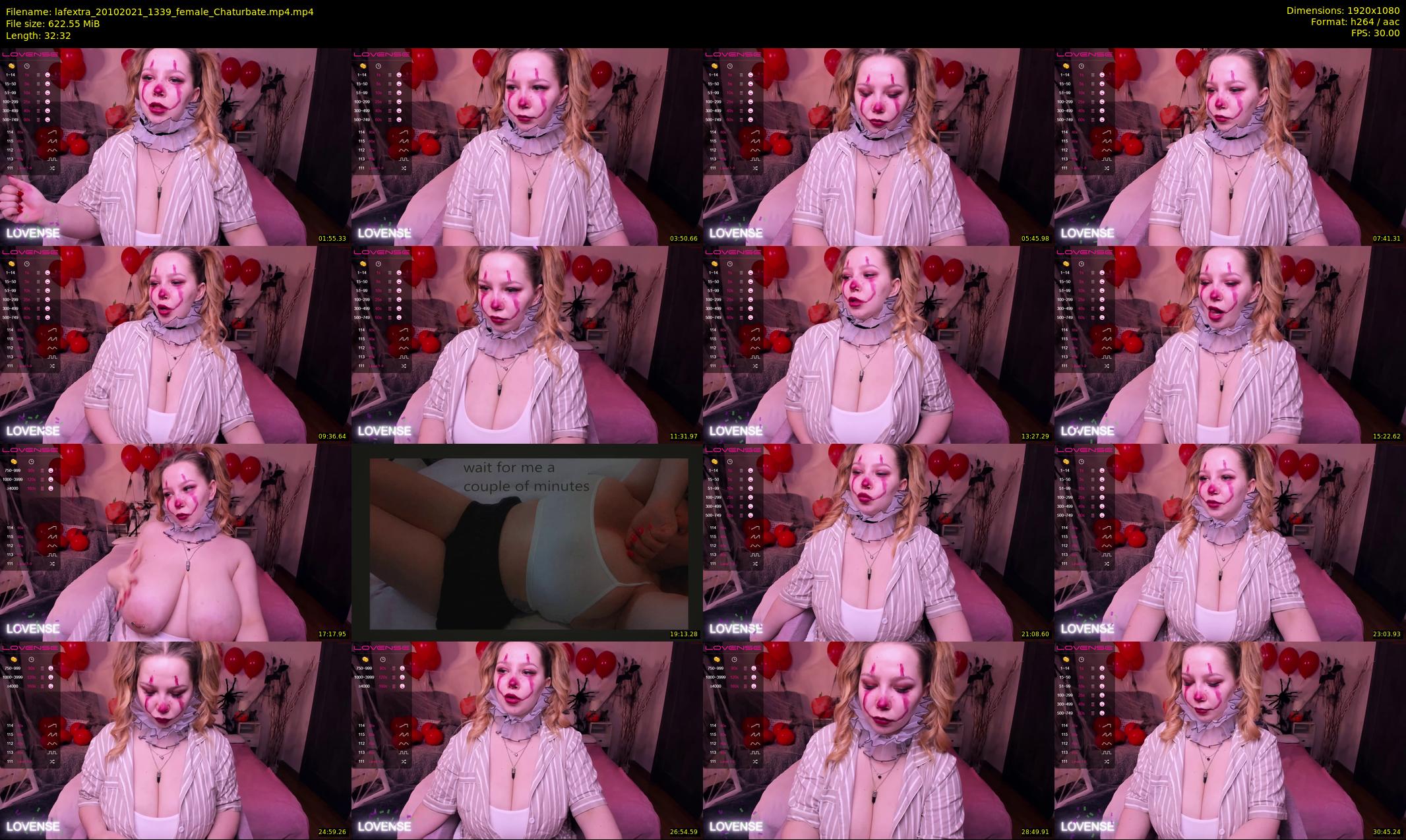 lafextra — 33 minute Chaturbate female cam show recording, 1080p, Oct 20, 2021