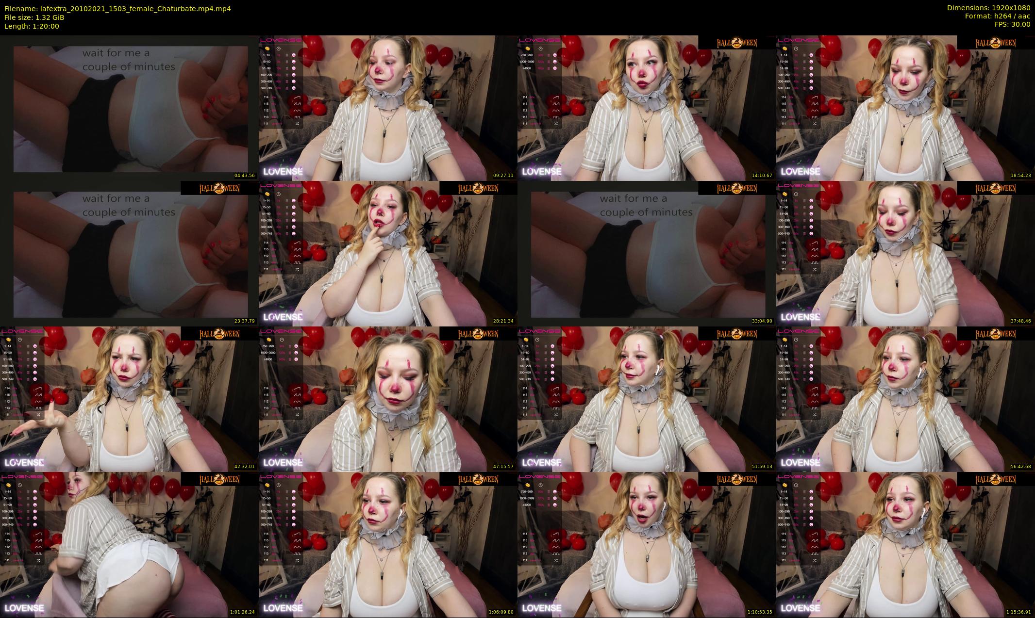 lafextra — 80 minute Chaturbate female cam show recording, 1080p, Oct 20, 2021