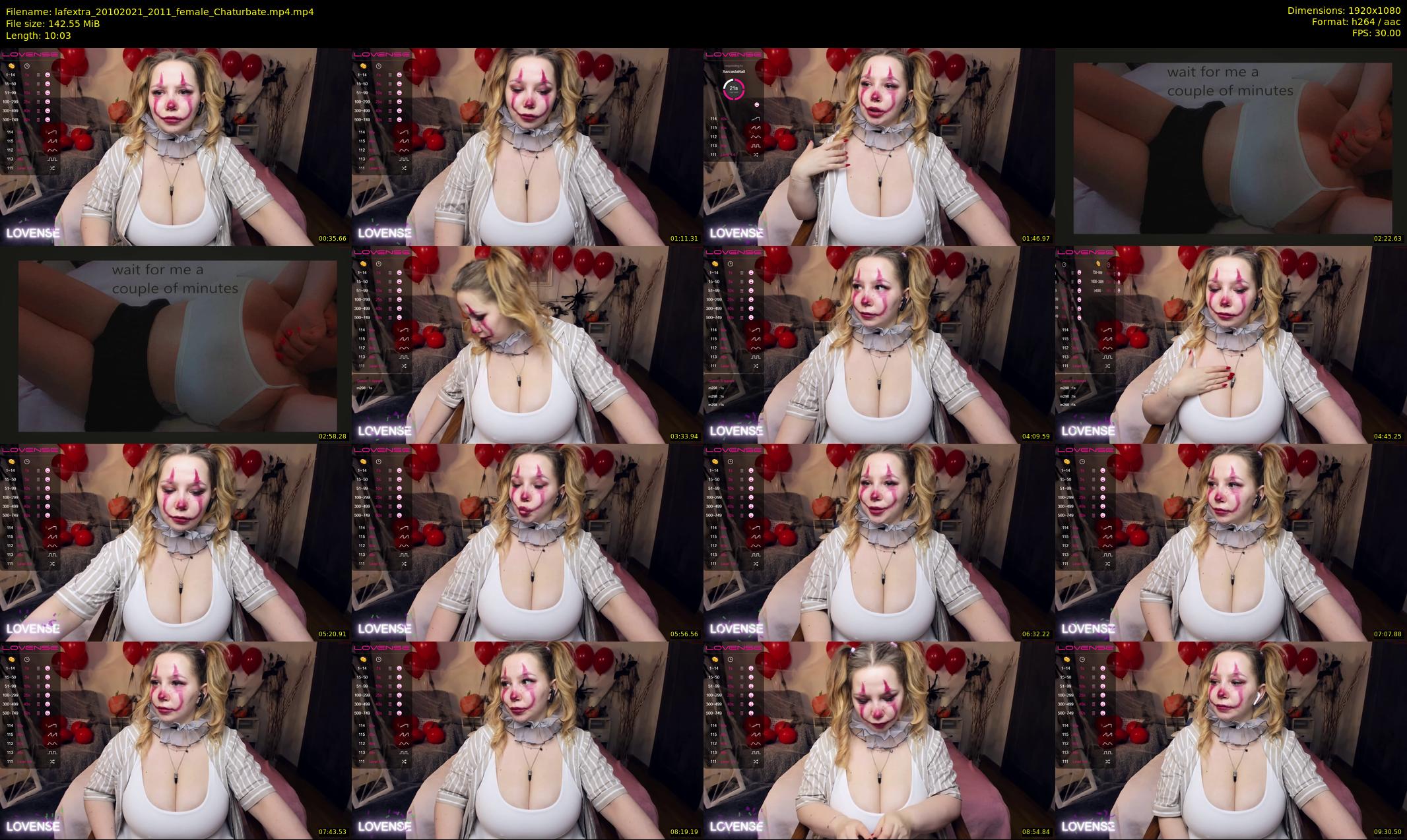 lafextra — 11 minute Chaturbate female cam show recording, 1080p, Oct 20, 2021