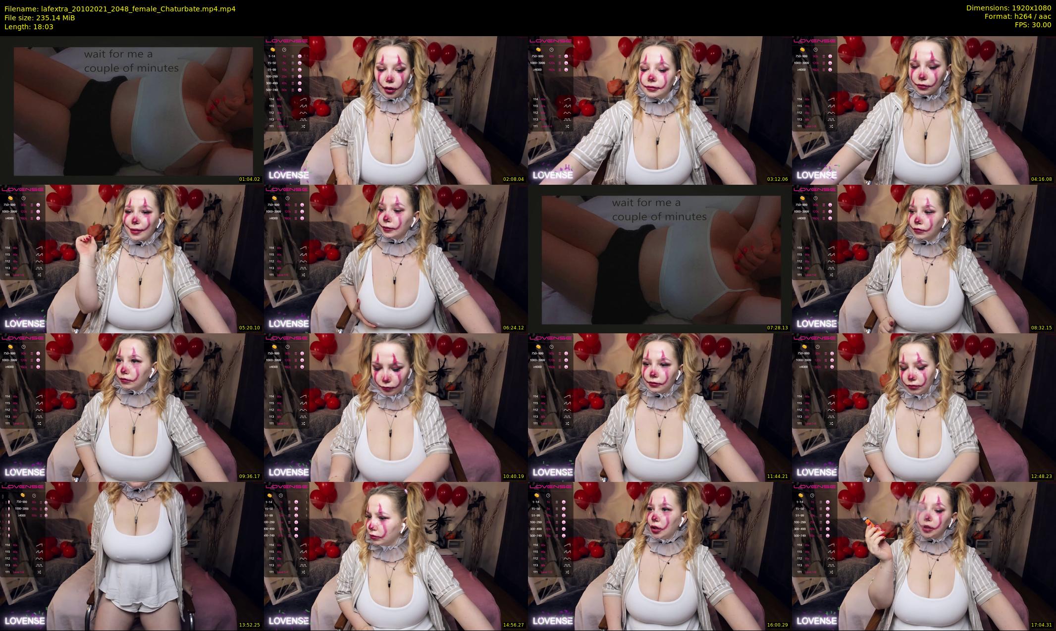 lafextra — 19 minute Chaturbate female cam show recording, 1080p, Oct 20, 2021
