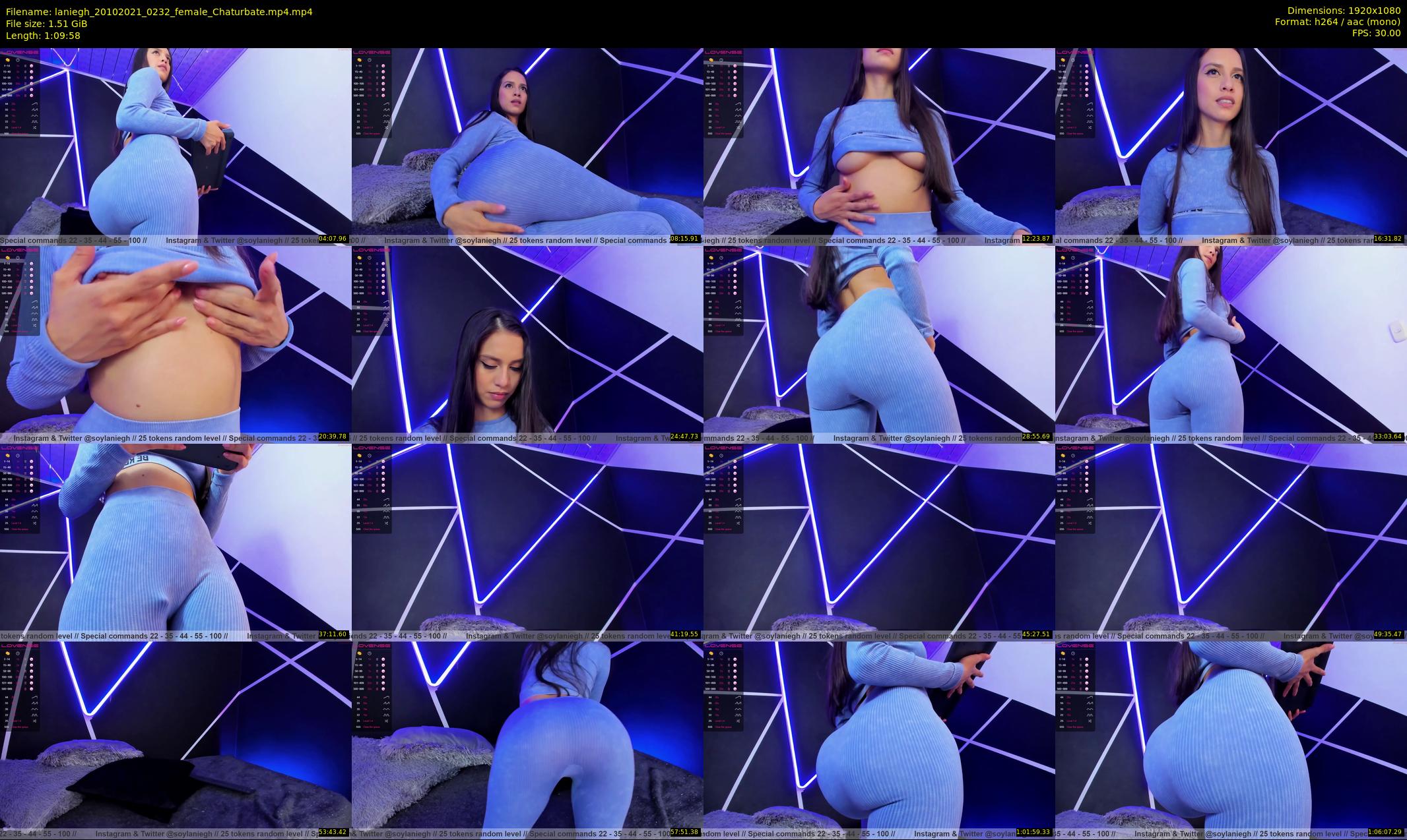 laniegh — 70 minute Chaturbate female cam show recording, 1080p, Oct 20, 2021