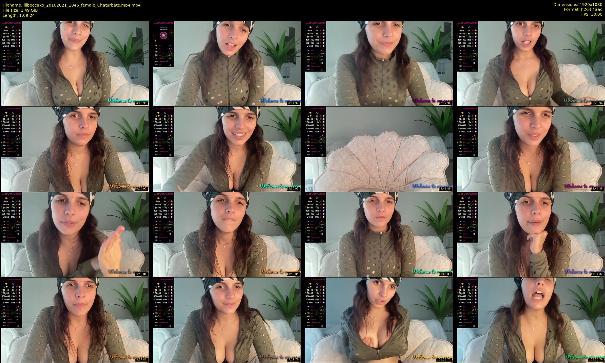lilbeccaxo — 70 minute Chaturbate female cam show recording, 1080p, Oct 20, 2021