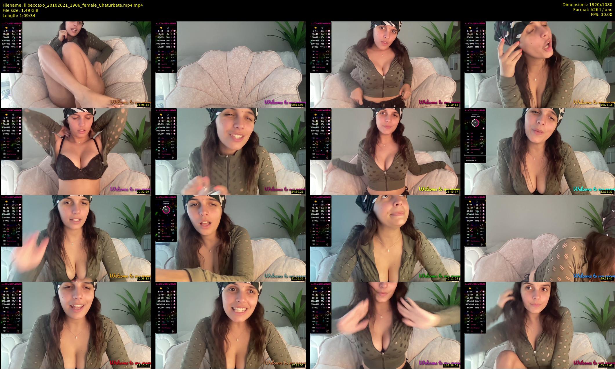 lilbeccaxo — 70 minute Chaturbate female cam show recording, 1080p, Oct 20, 2021