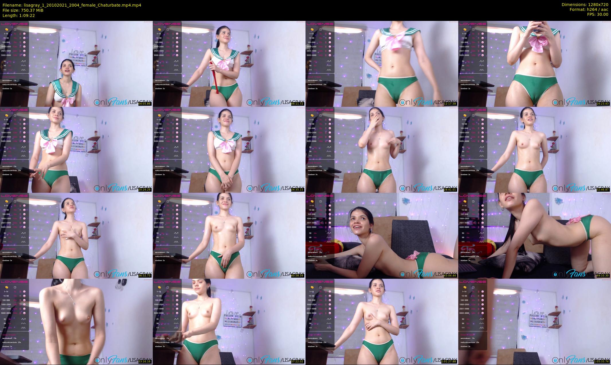 lisagray_1 — 70 minute Chaturbate female cam show recording, 720p, Oct 20, 2021
