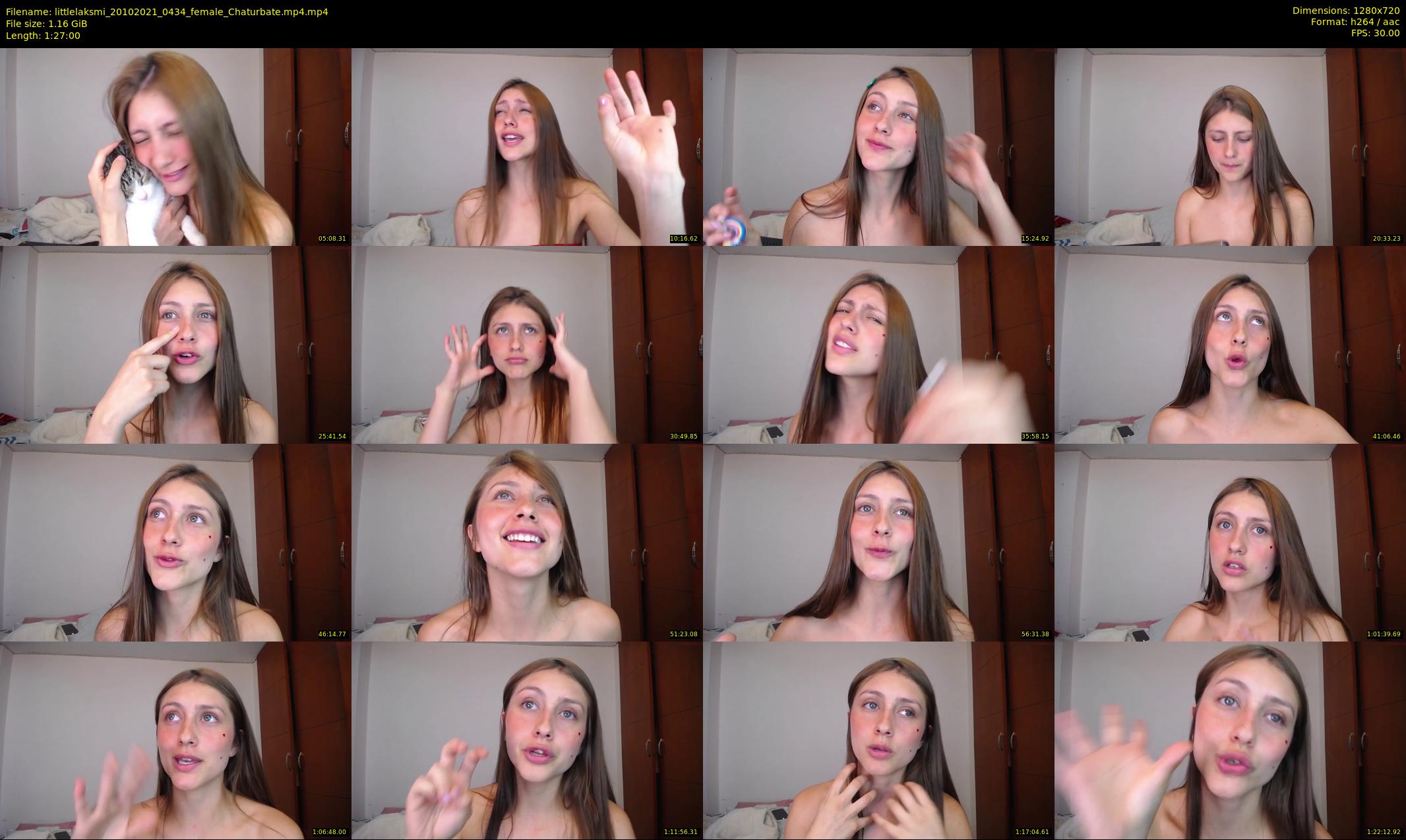 littlelaksmi — 87 minute Chaturbate female cam show recording, 720p, Oct 20, 2021