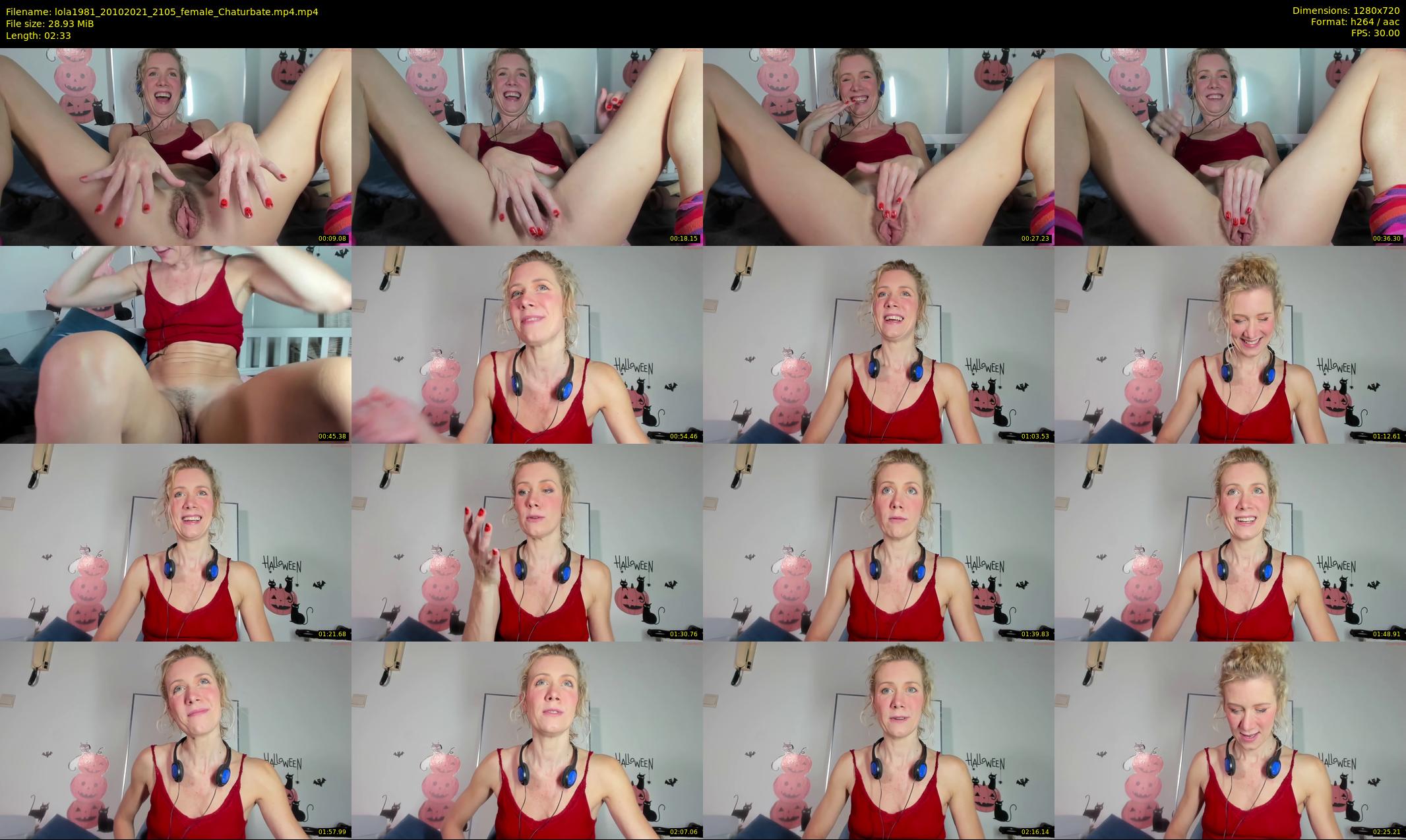 lola1981 — 3 minute Chaturbate female cam show recording, 720p, Oct 20, 2021