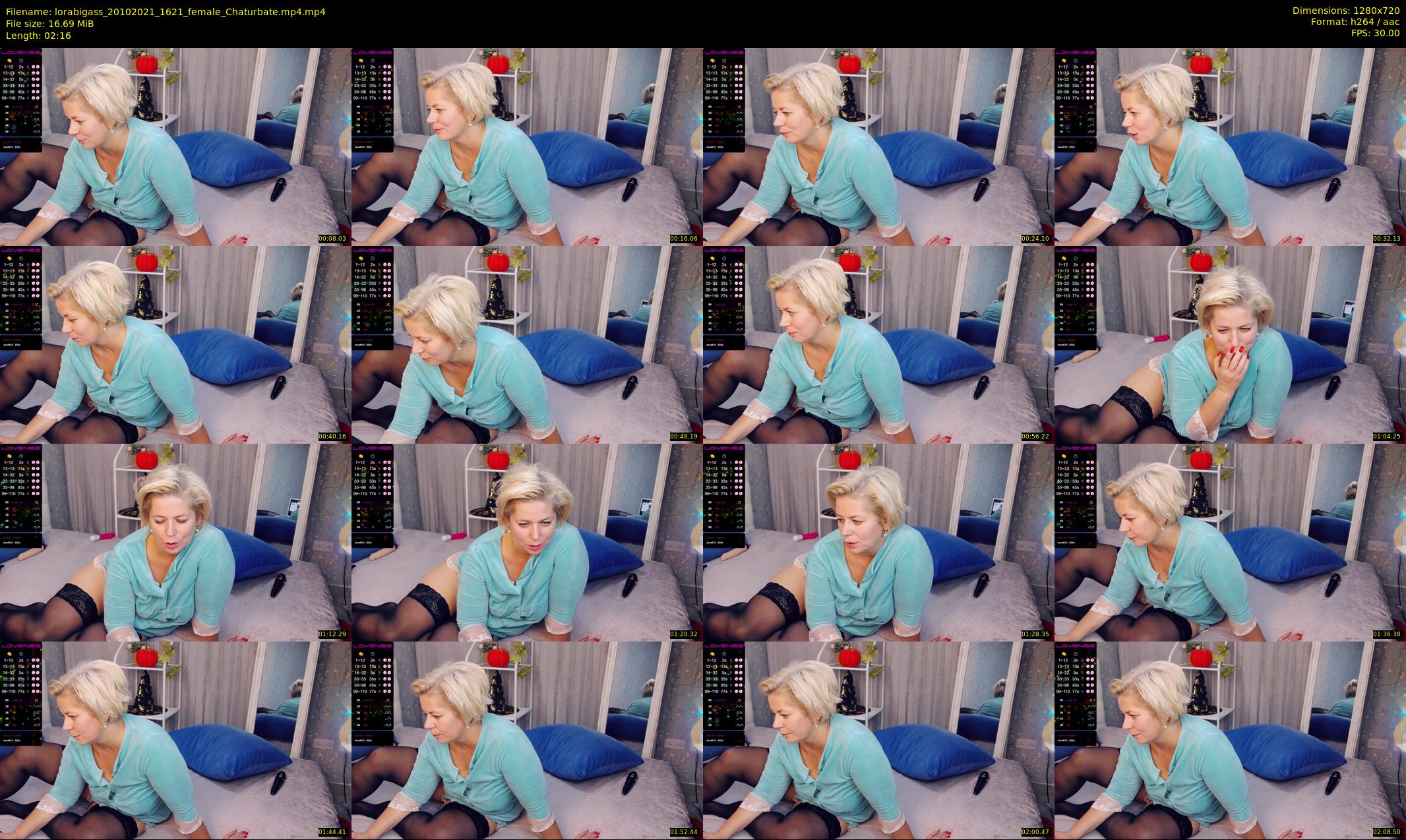 lorabigass — 3 minute Chaturbate female cam show recording, 720p, Oct 20, 2021
